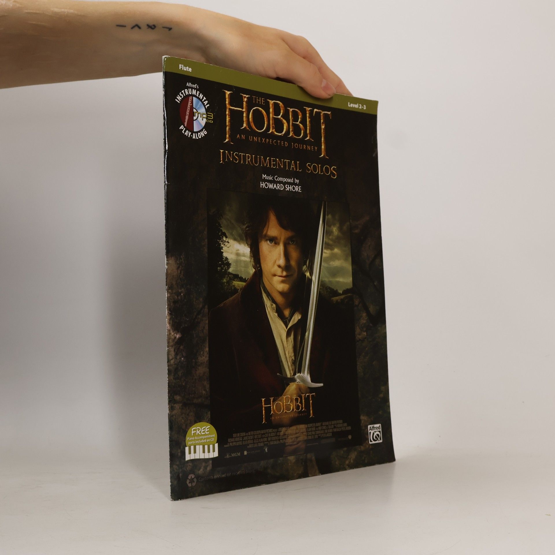 Andrew Lesnie The Hobbit: An Unexpected Journey Instrumental Solos: Flute [With CD]