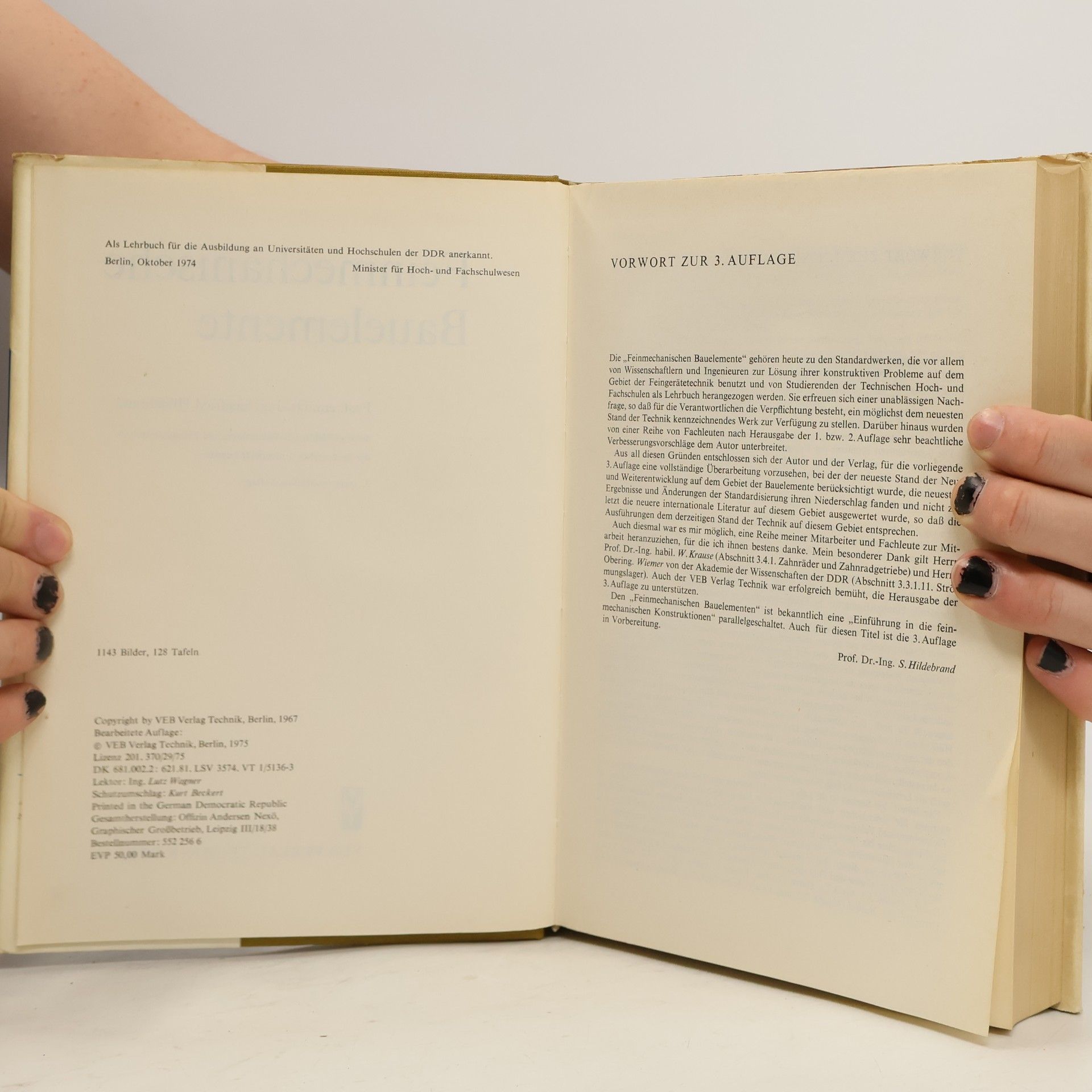 Siegfried Hildebrand Feinmechanische Bauelemente