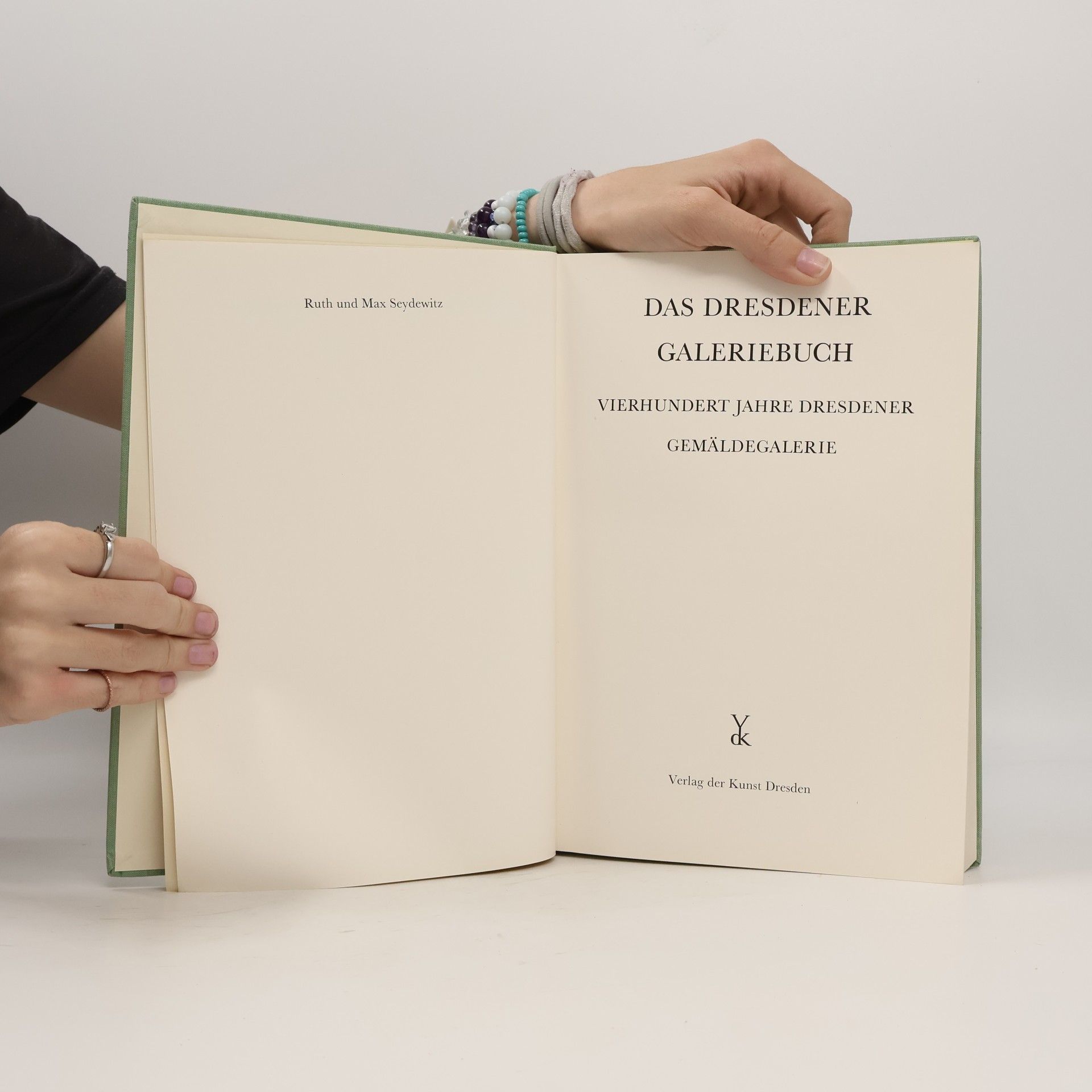 Ruth Seydewitz Das Dresdener Galeriebuch