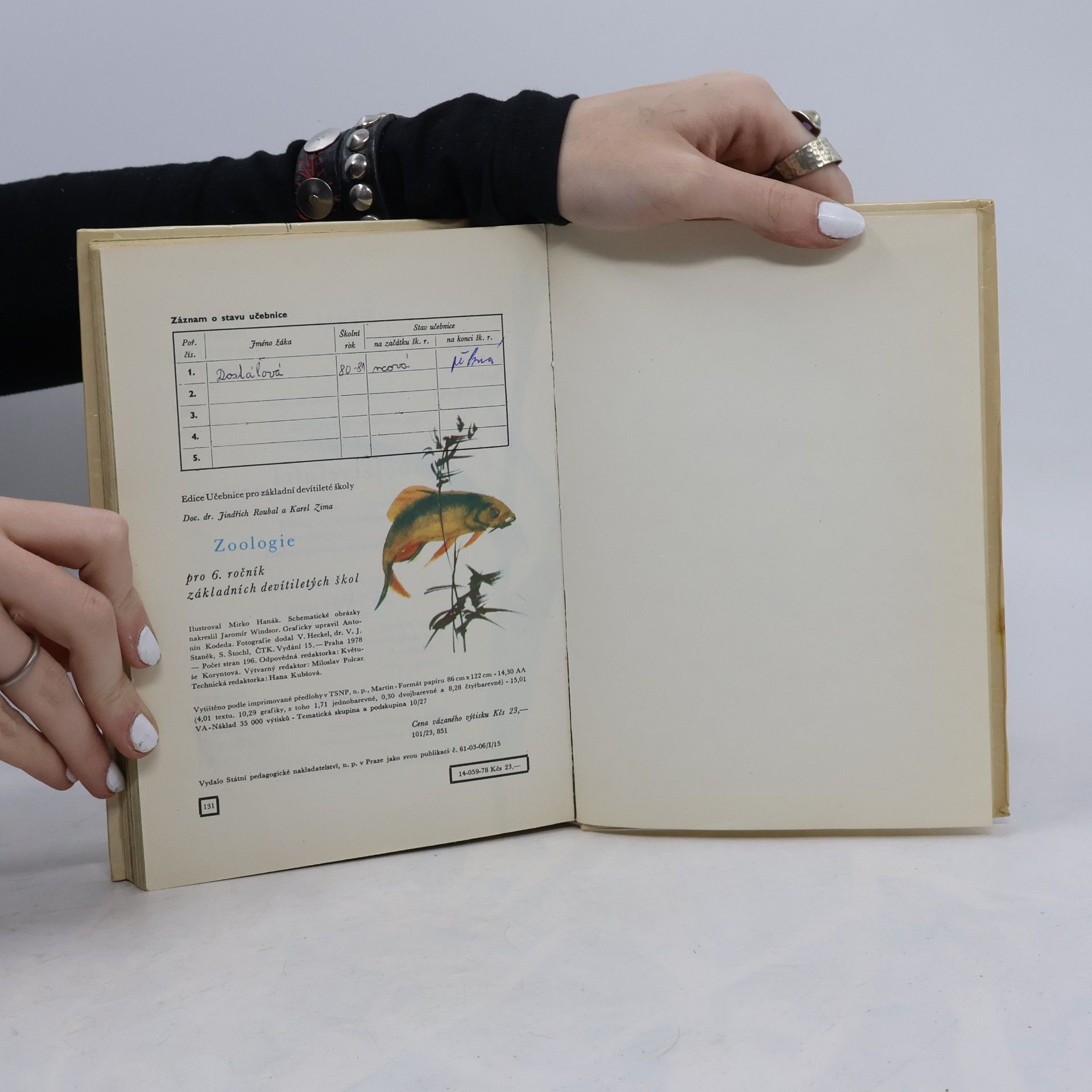 Jindřich Roubal Zoologie pro 6. ročník základních devítiletých škol