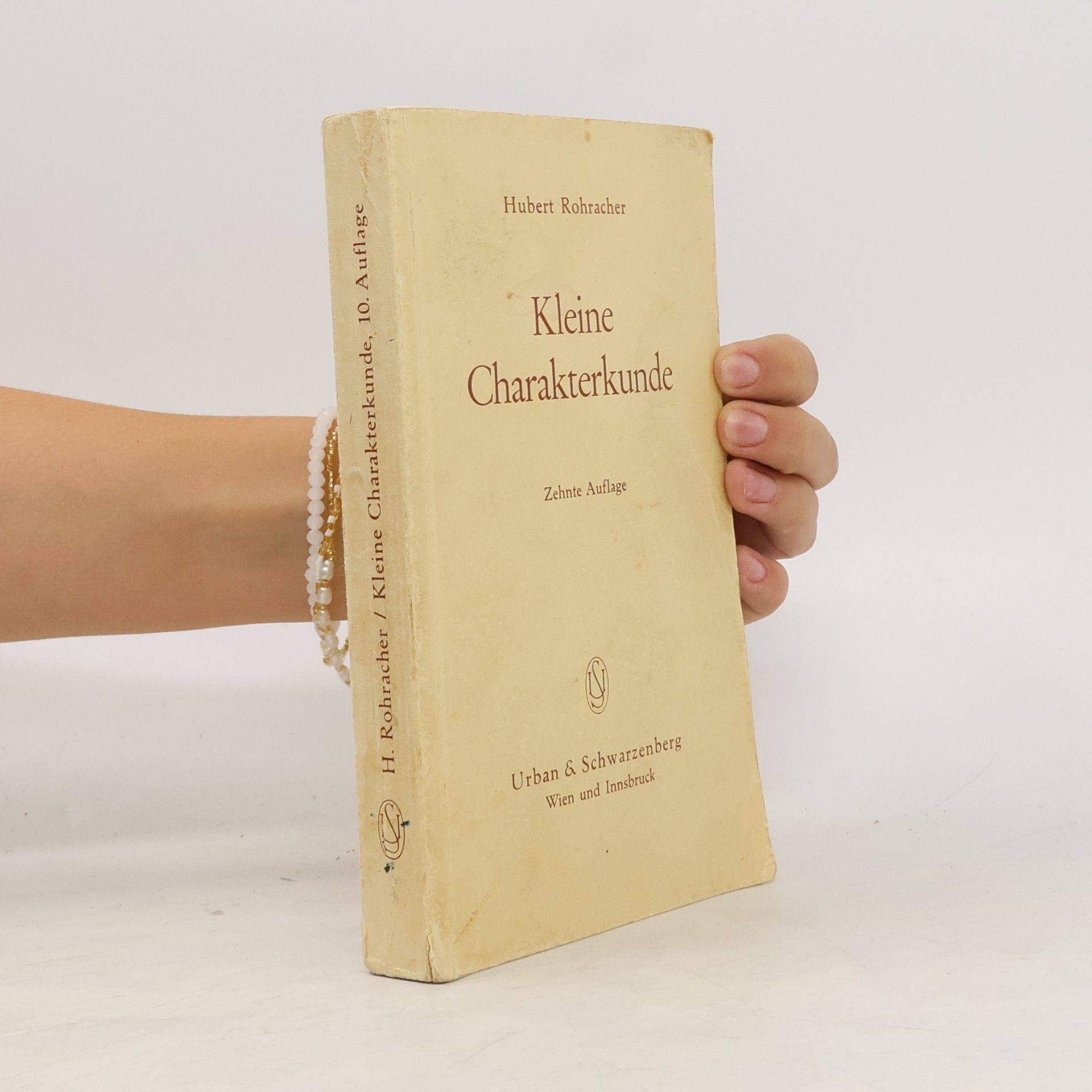 Hubert Rohracher Kleine Charakterkunde