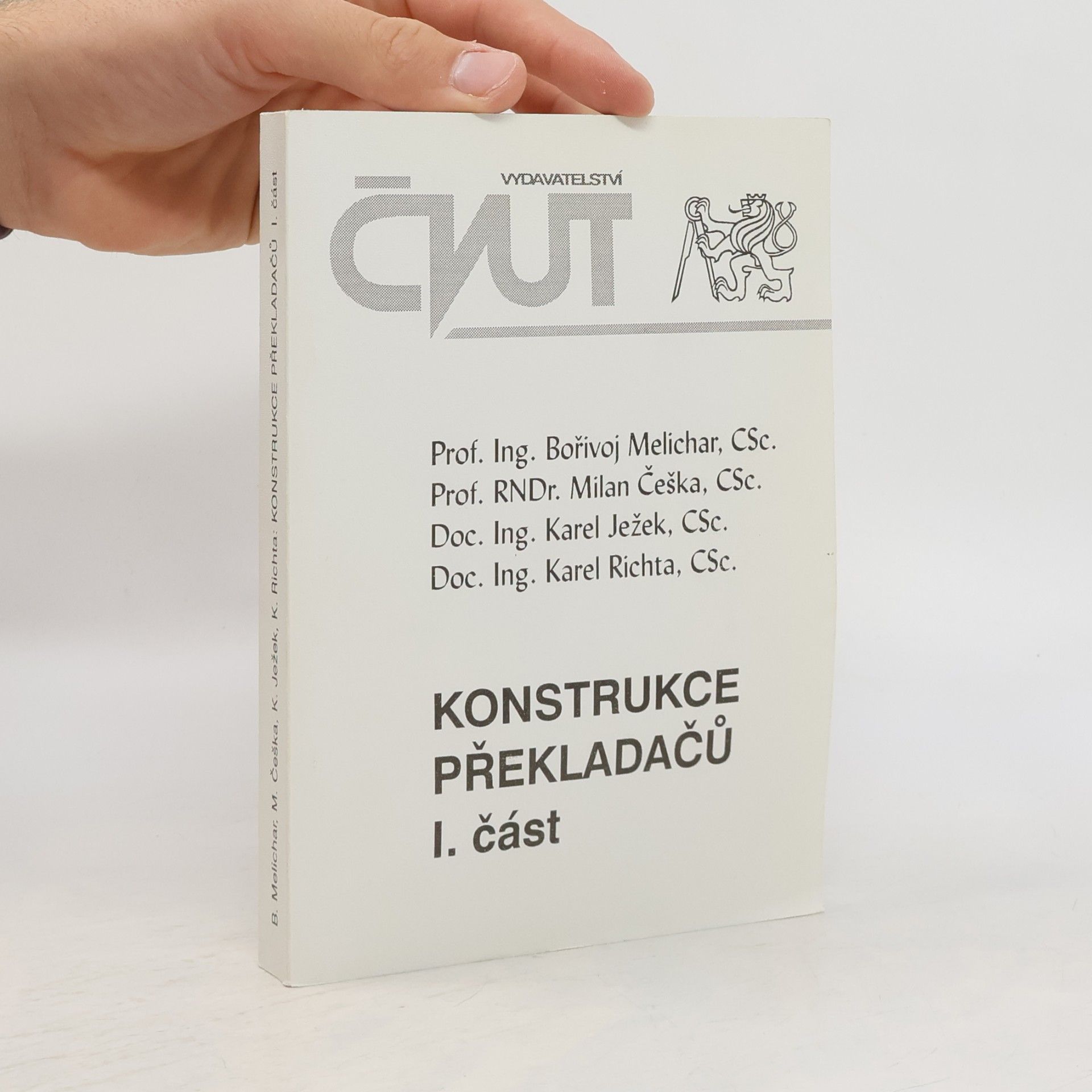Milan Češka Konstrukce překladačů. I. část