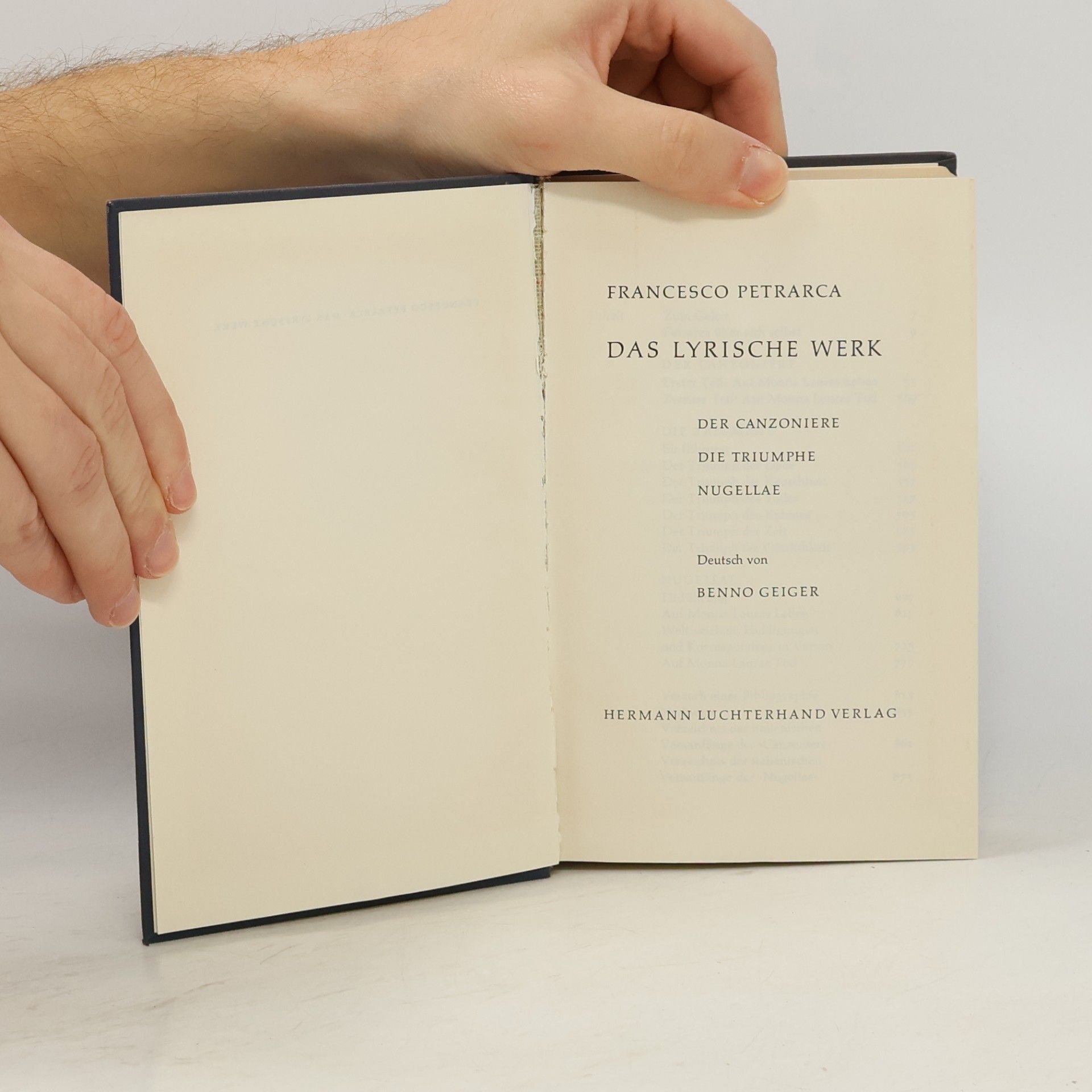 Francesco Petrarca Das lyrische Werk