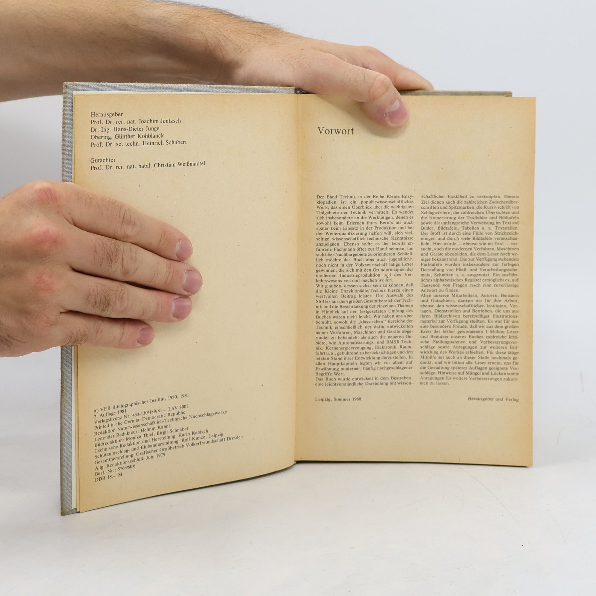 Various authors Kleine Enzyklopädie Technik