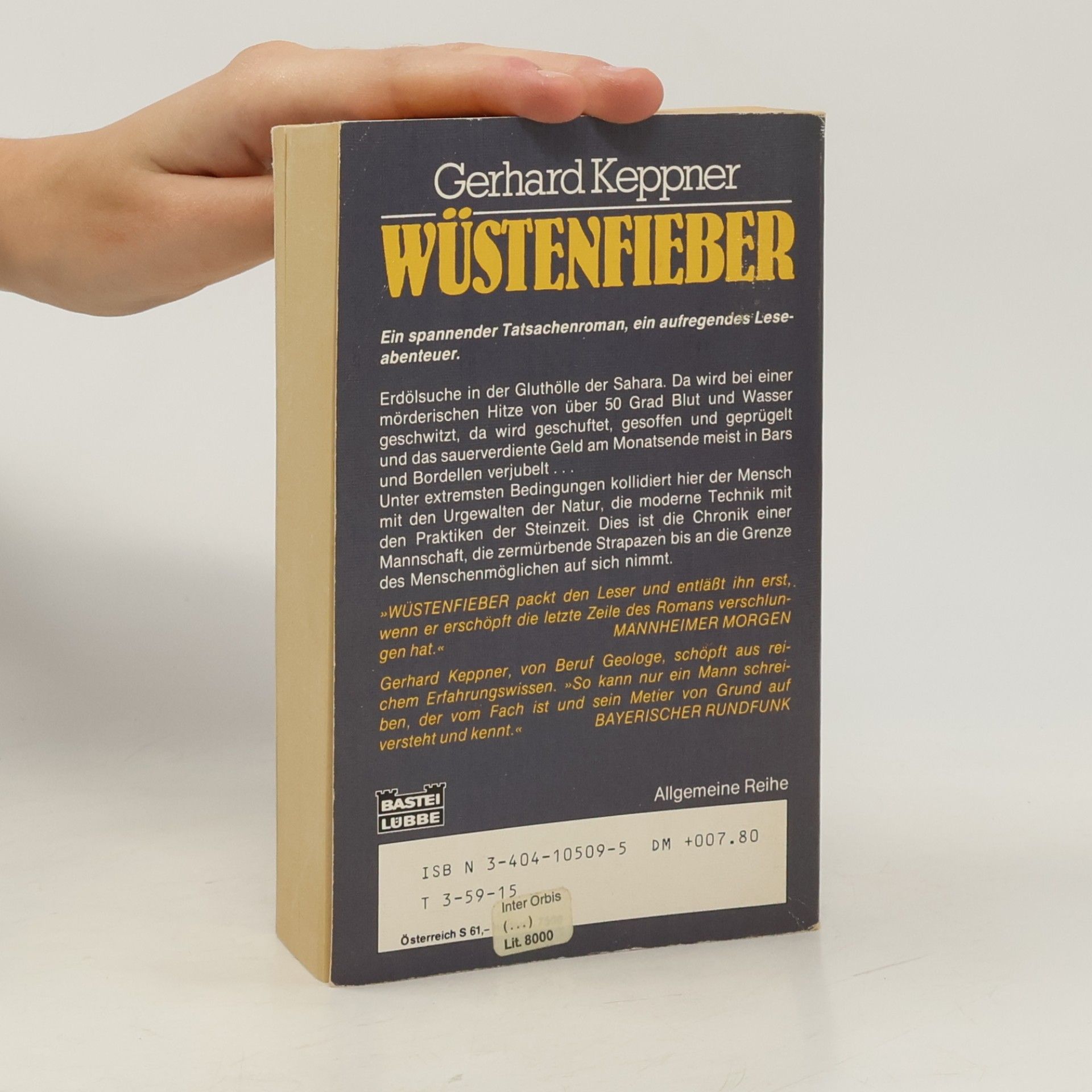 Gerhard Keppner Wüstenfieber
