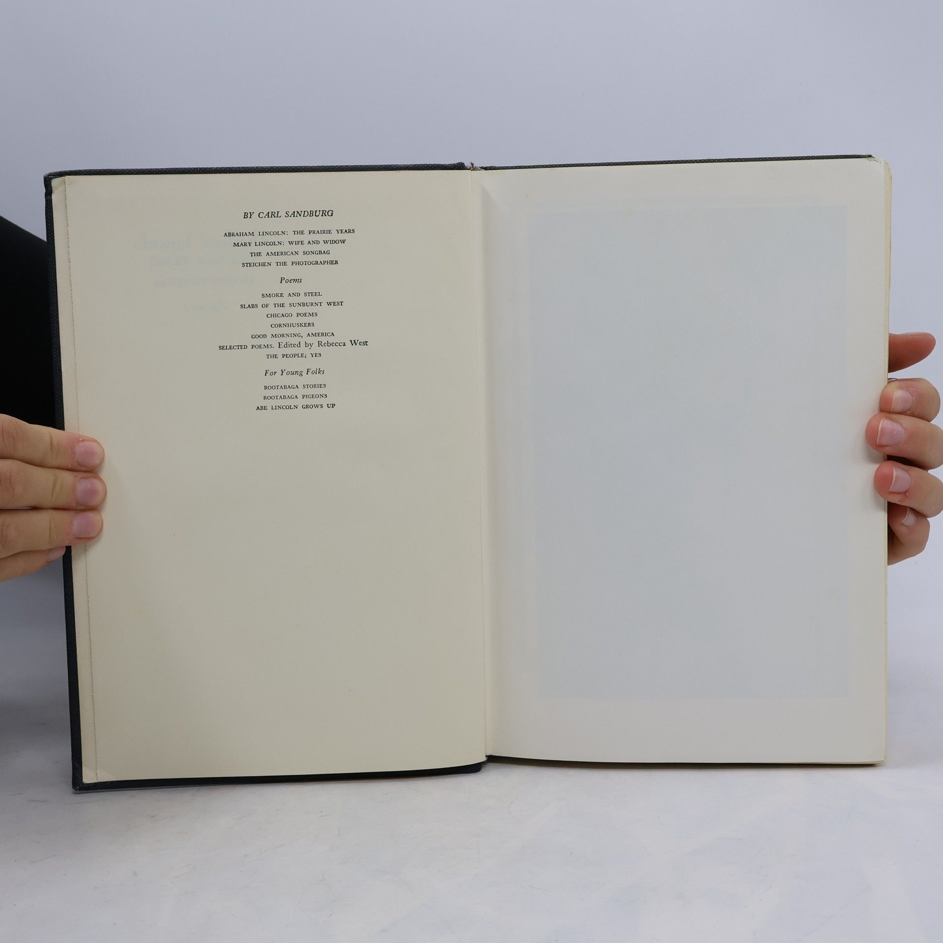Carl Sandburg Abraham Lincoln