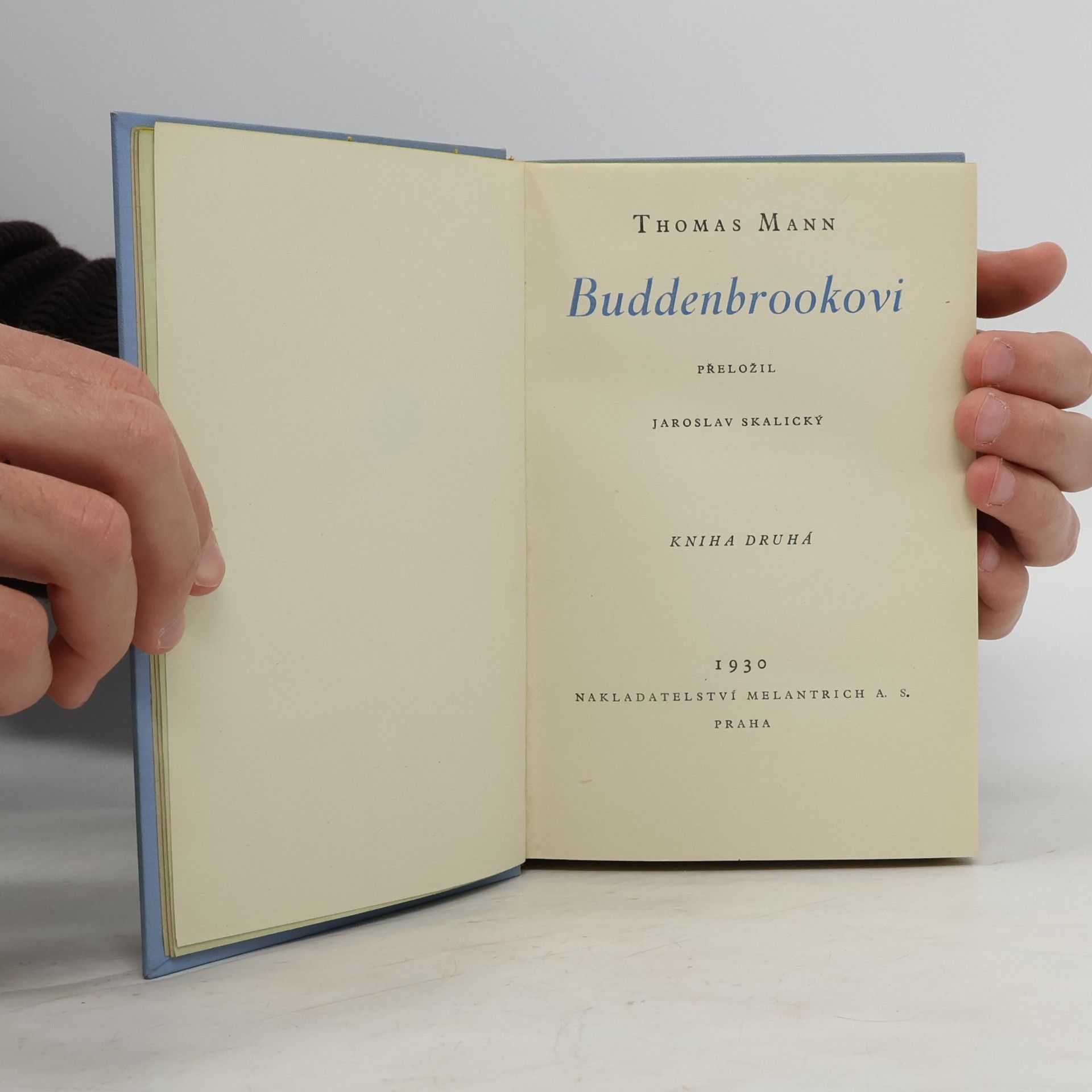 Thomas Mann Buddenbrookovi II