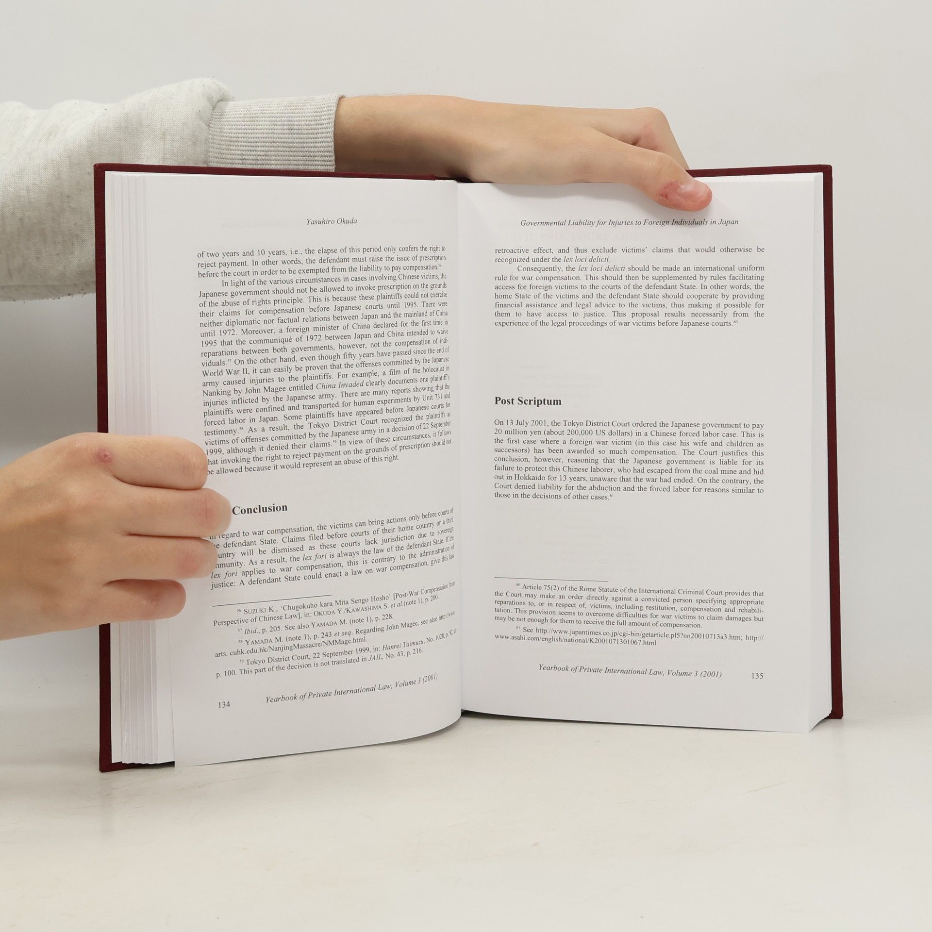 Petar Šarčević Yearbook Of Private International Law, Volume III - 2001
