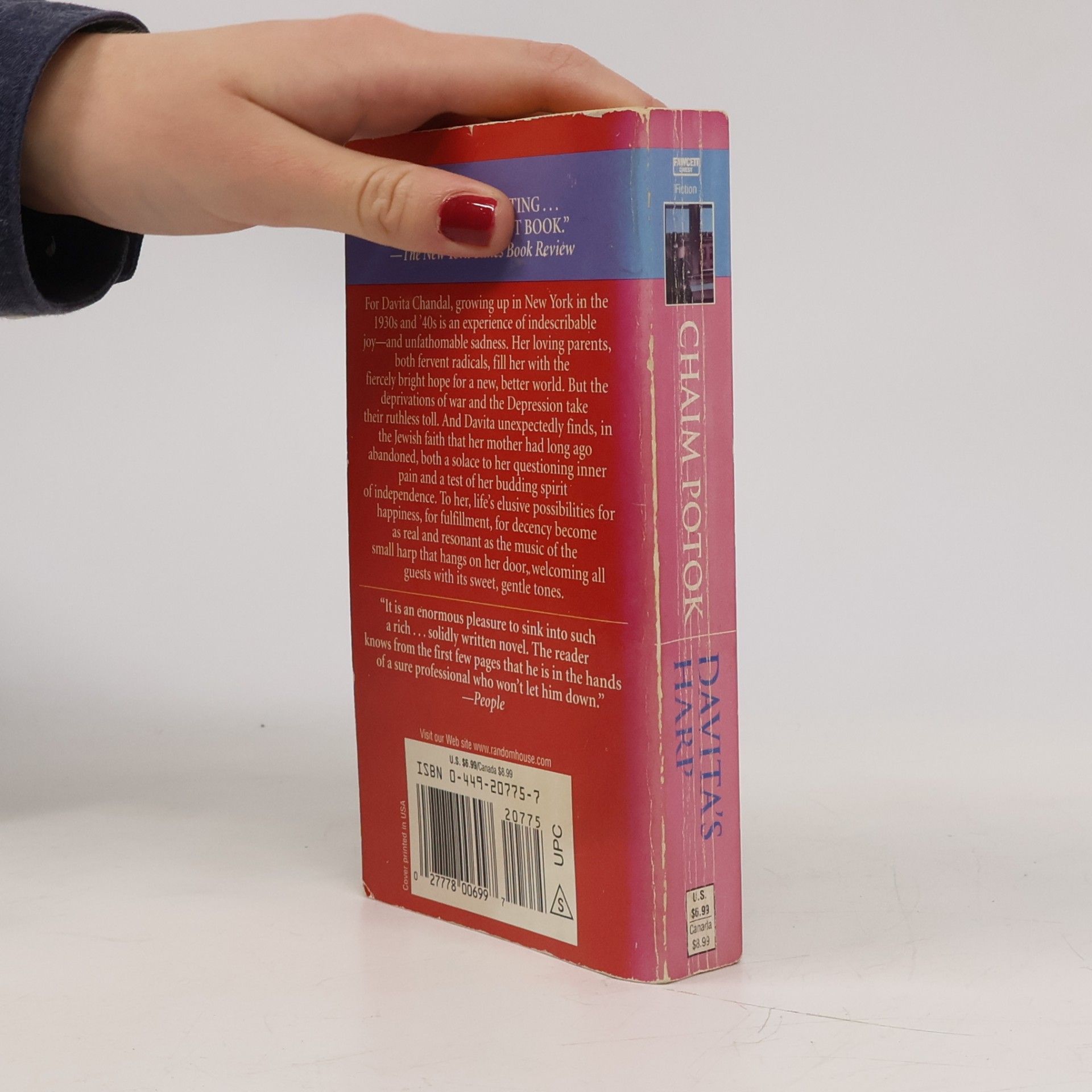 Chaim Potok Davita's Harp