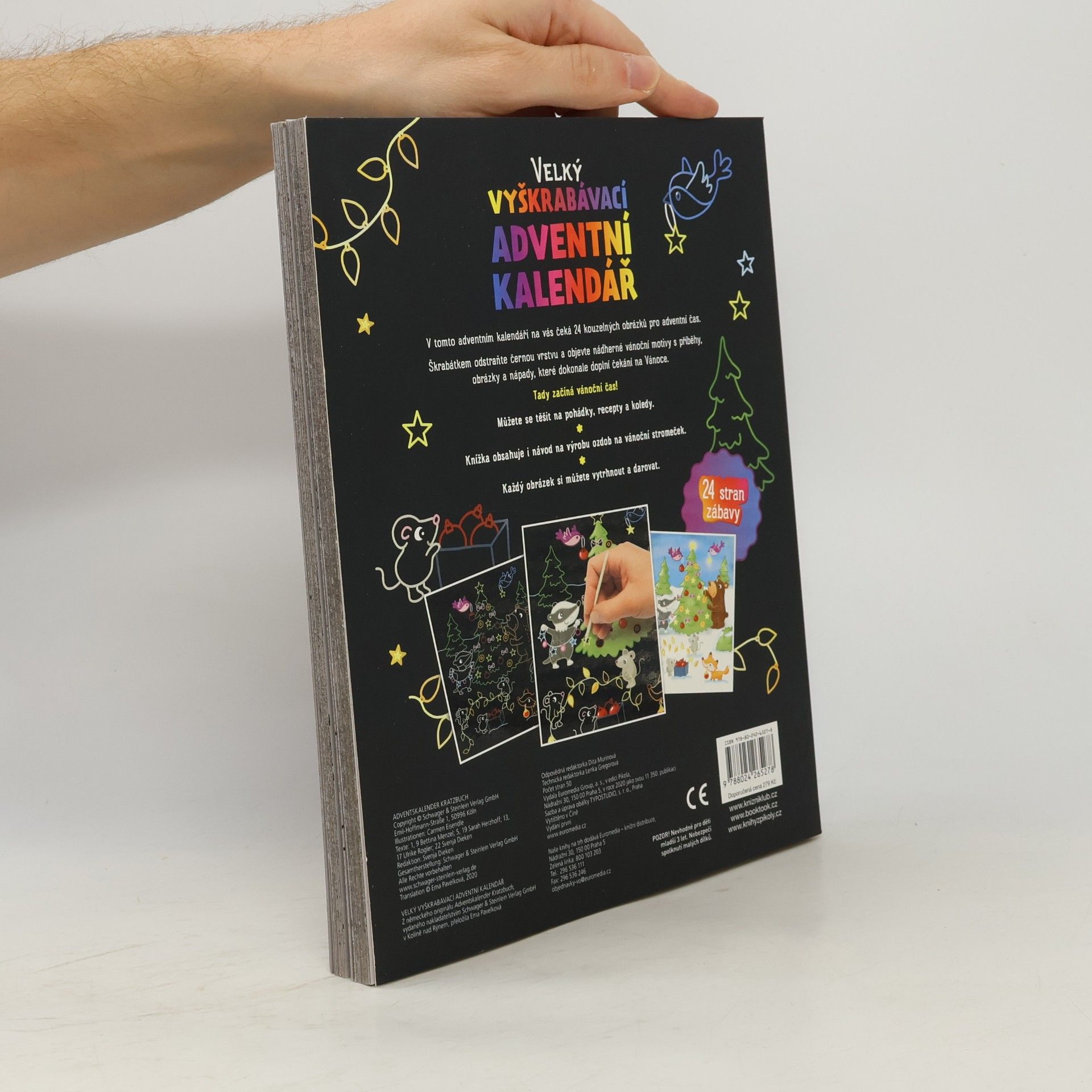 Ema Pavelková Velký vyškrabávací adventní kalendář