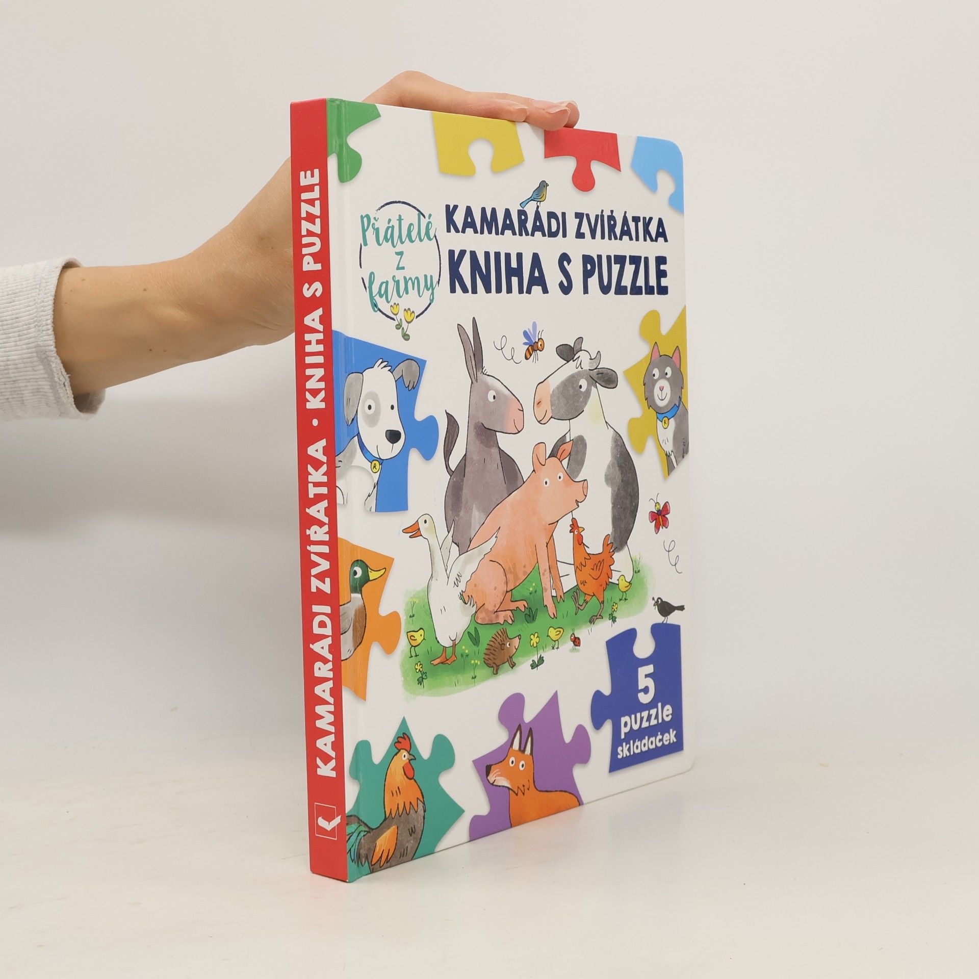 Sébastien Braun Kamarádi zvířátka kniha s puzzle Přátelé z farmy