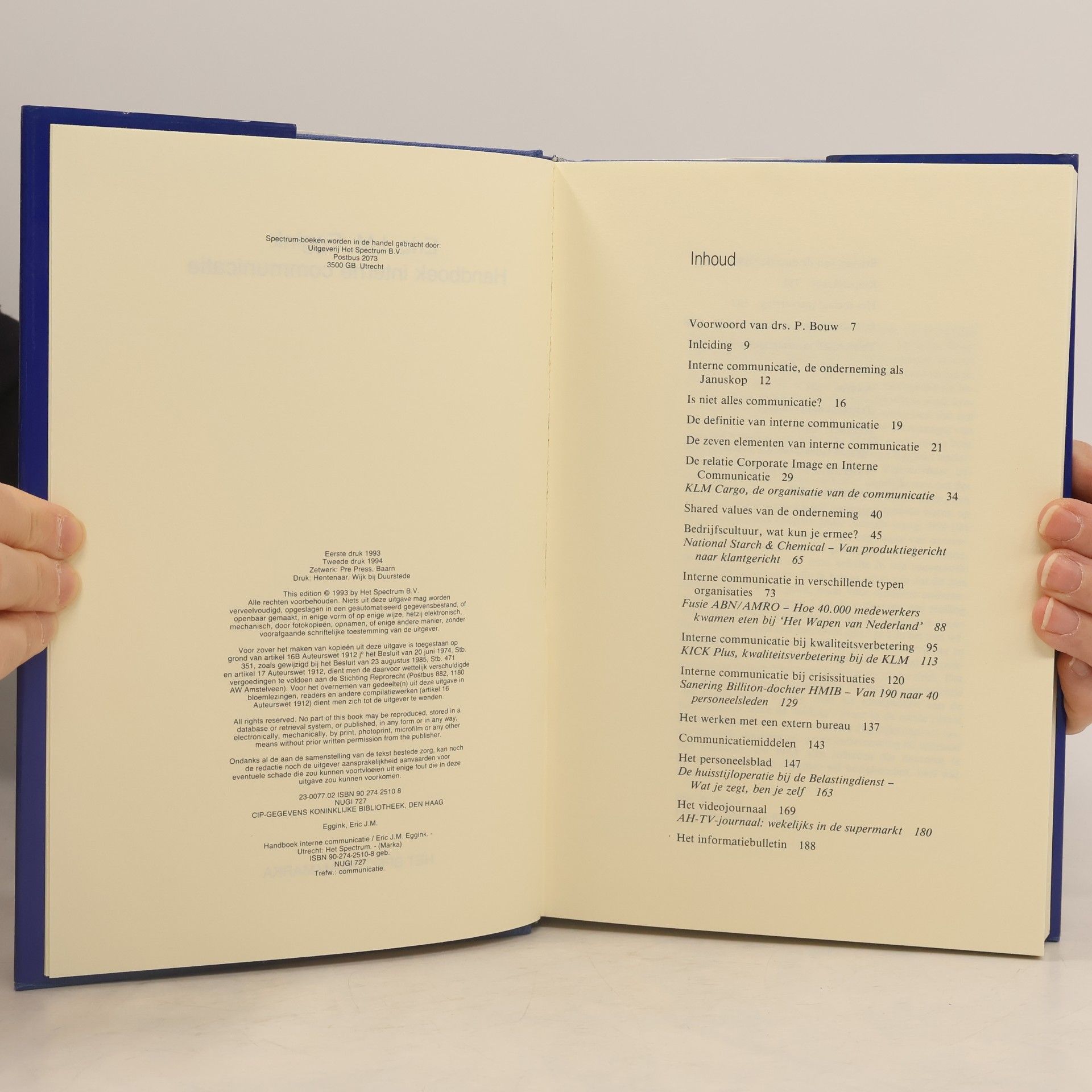 Eric J.M. Eggink Handboek Interne Communicatie