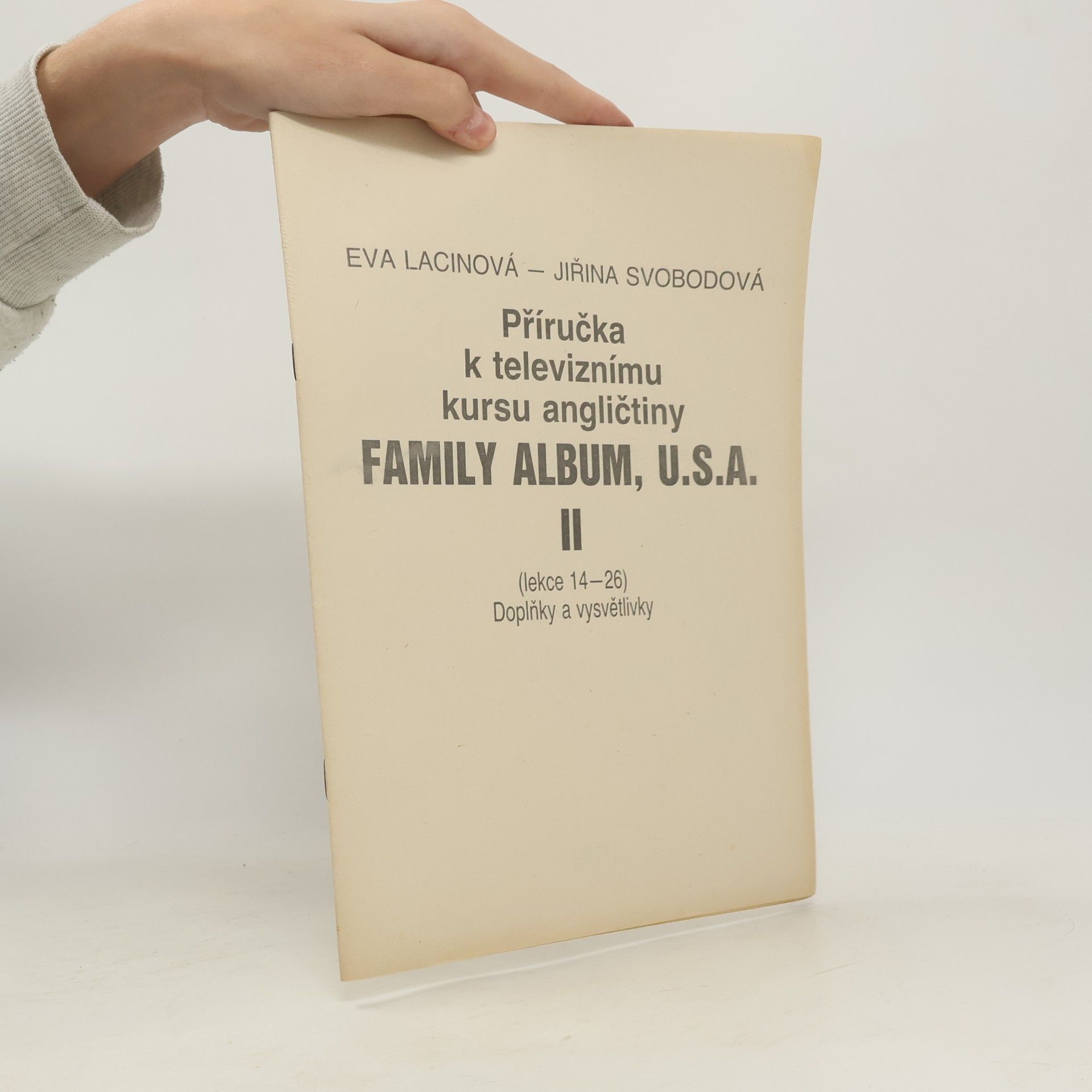 Příručka k televiznímu kursu angličtiny Family Album, U.S.A.