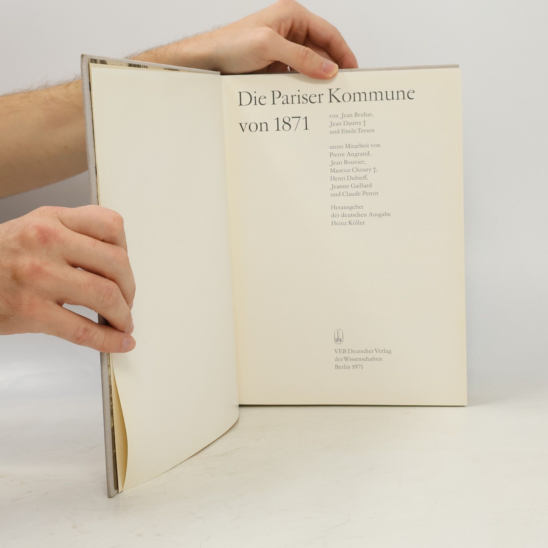 Autorenkollektiv Die Pariser Kommune von 1871