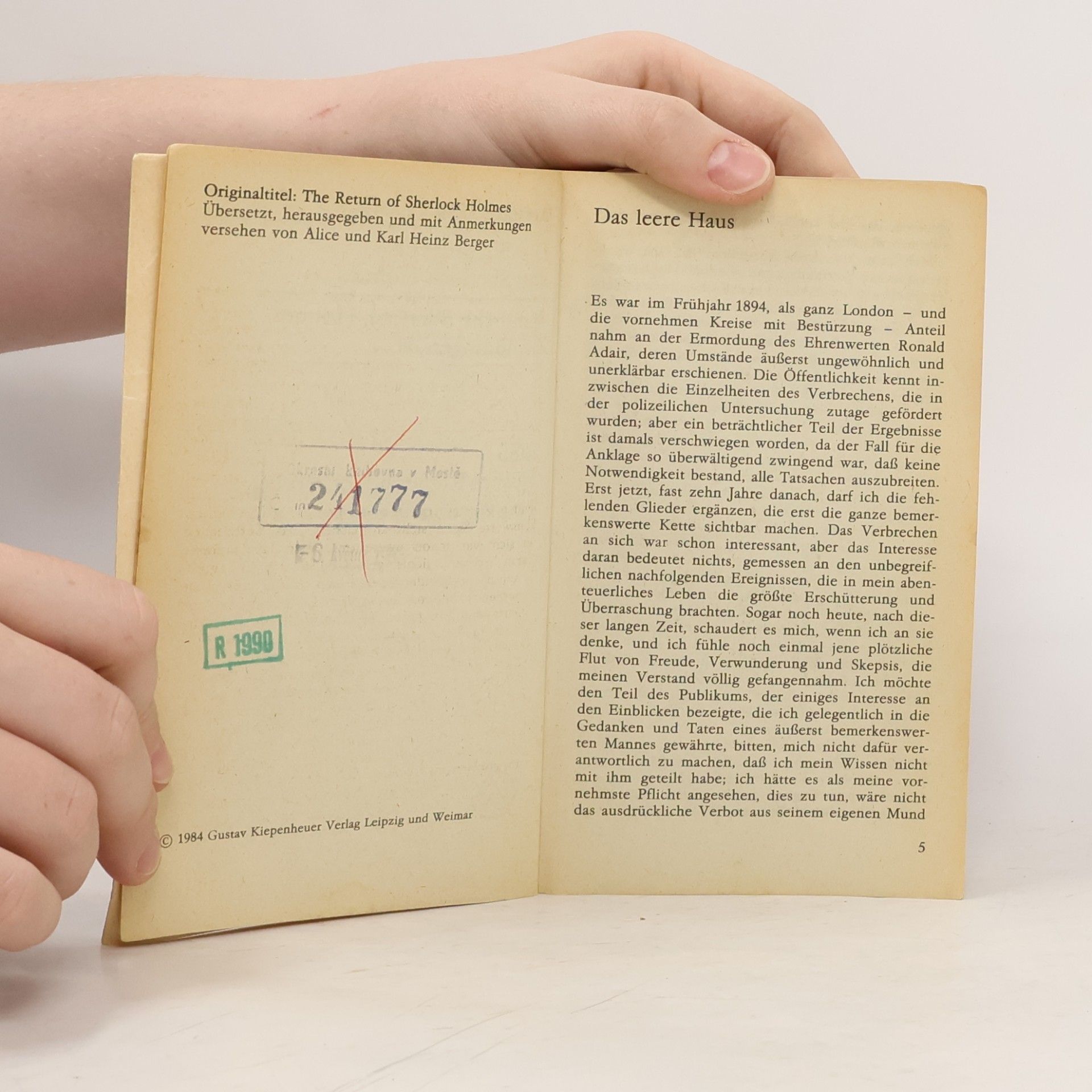 Arthur Conan Doyle Die Wiederkehr von Sherlock Holmes