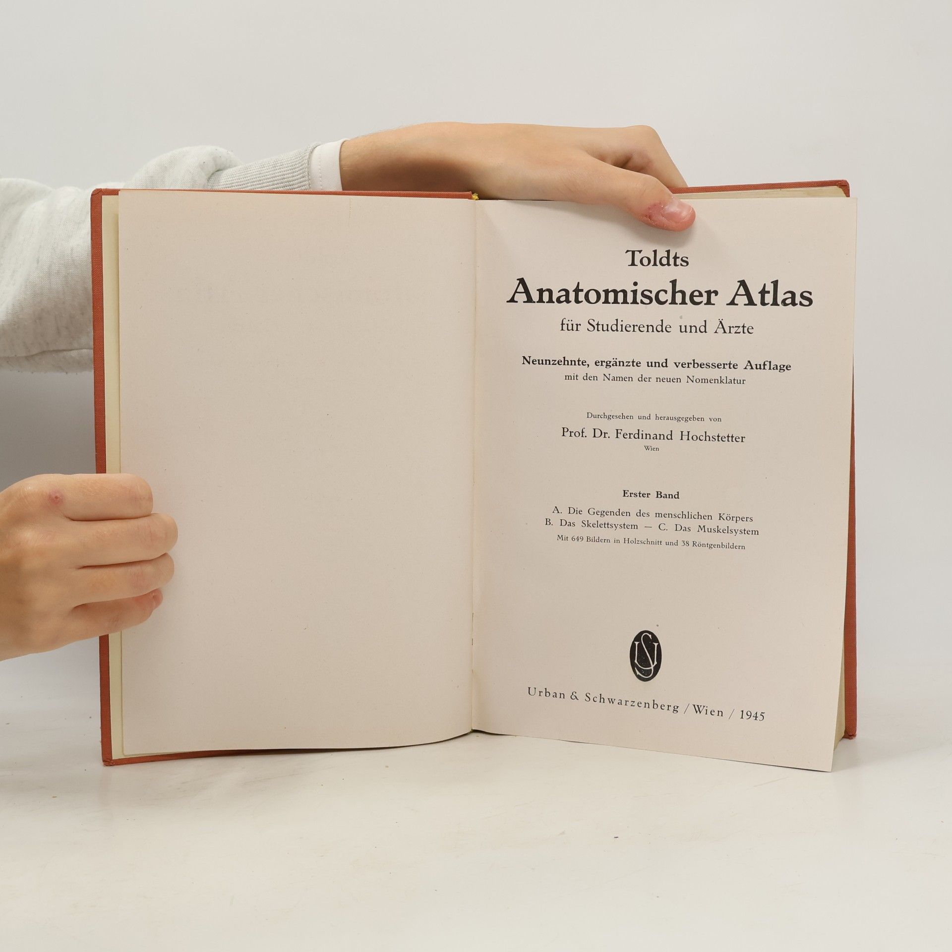 Ferdinand Hochstetter Anatomischer Atlas I