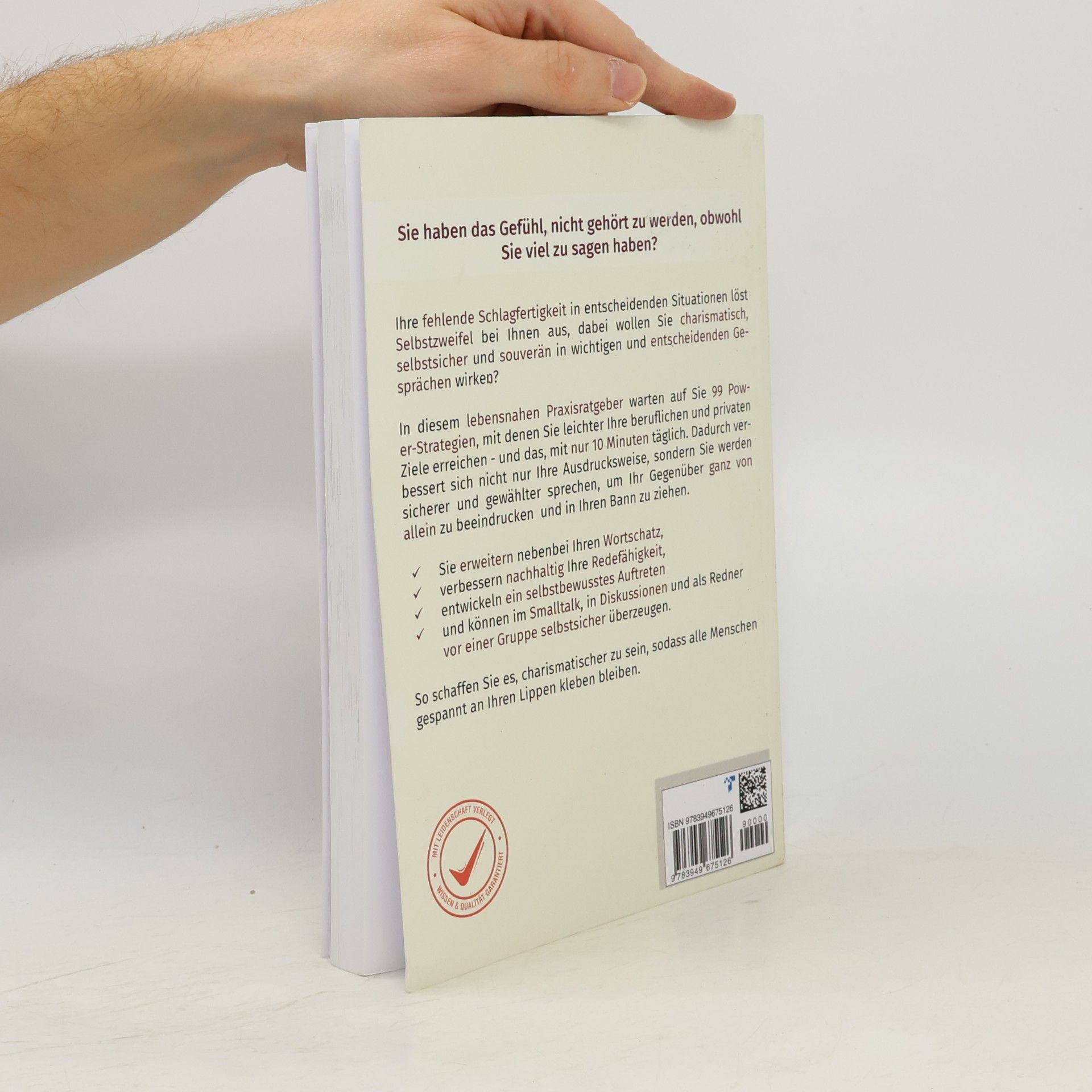 Wirtz, René Jetzt rede ich! 99 geniale Power-Strategien, mit denen Sie in nur 10 Minuten täglich Ihre Ausdrucksweise verbessern, sicher und gewählt sprechen und Ihr Gegenüber beeindrucken.