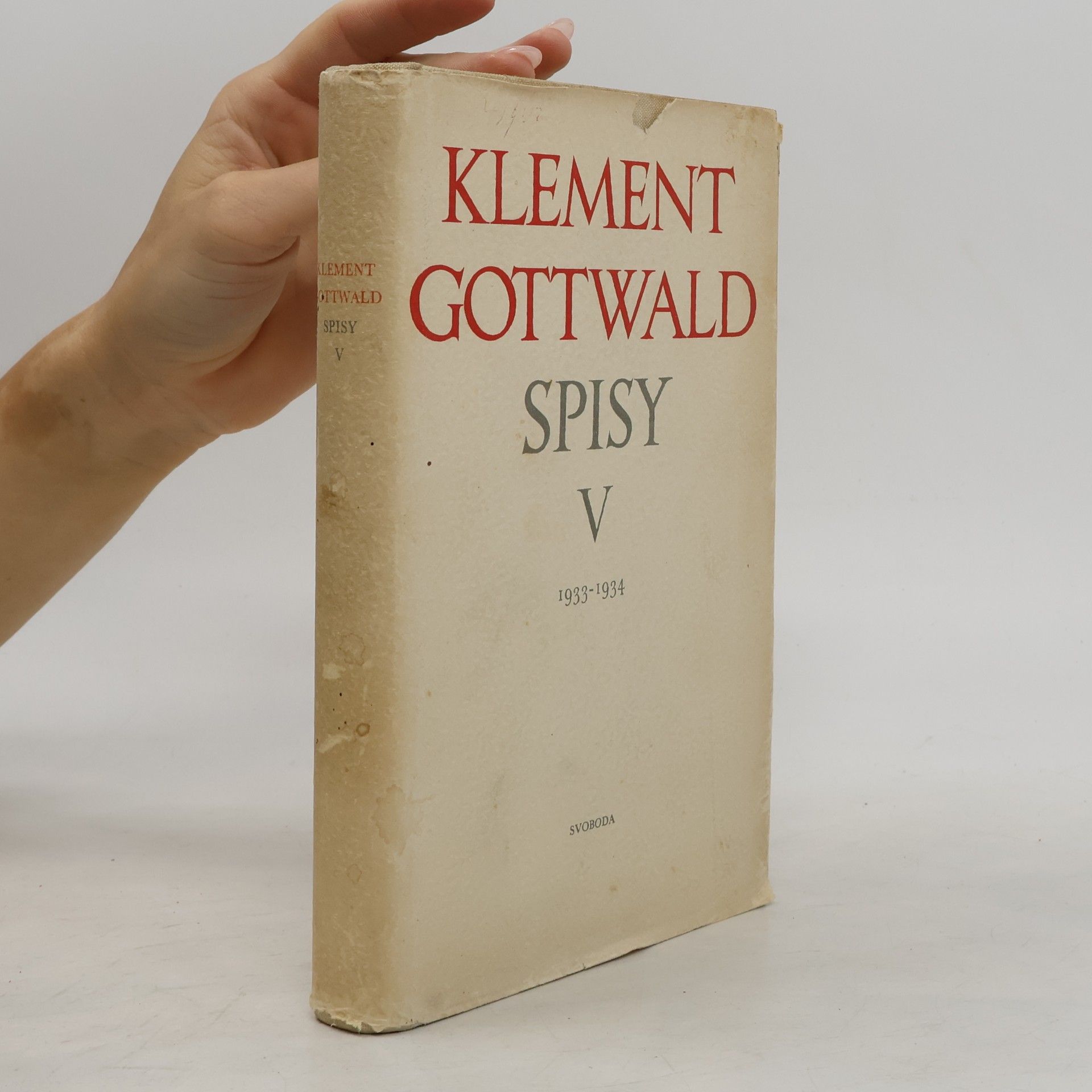 Klement Gottwald Spisy V