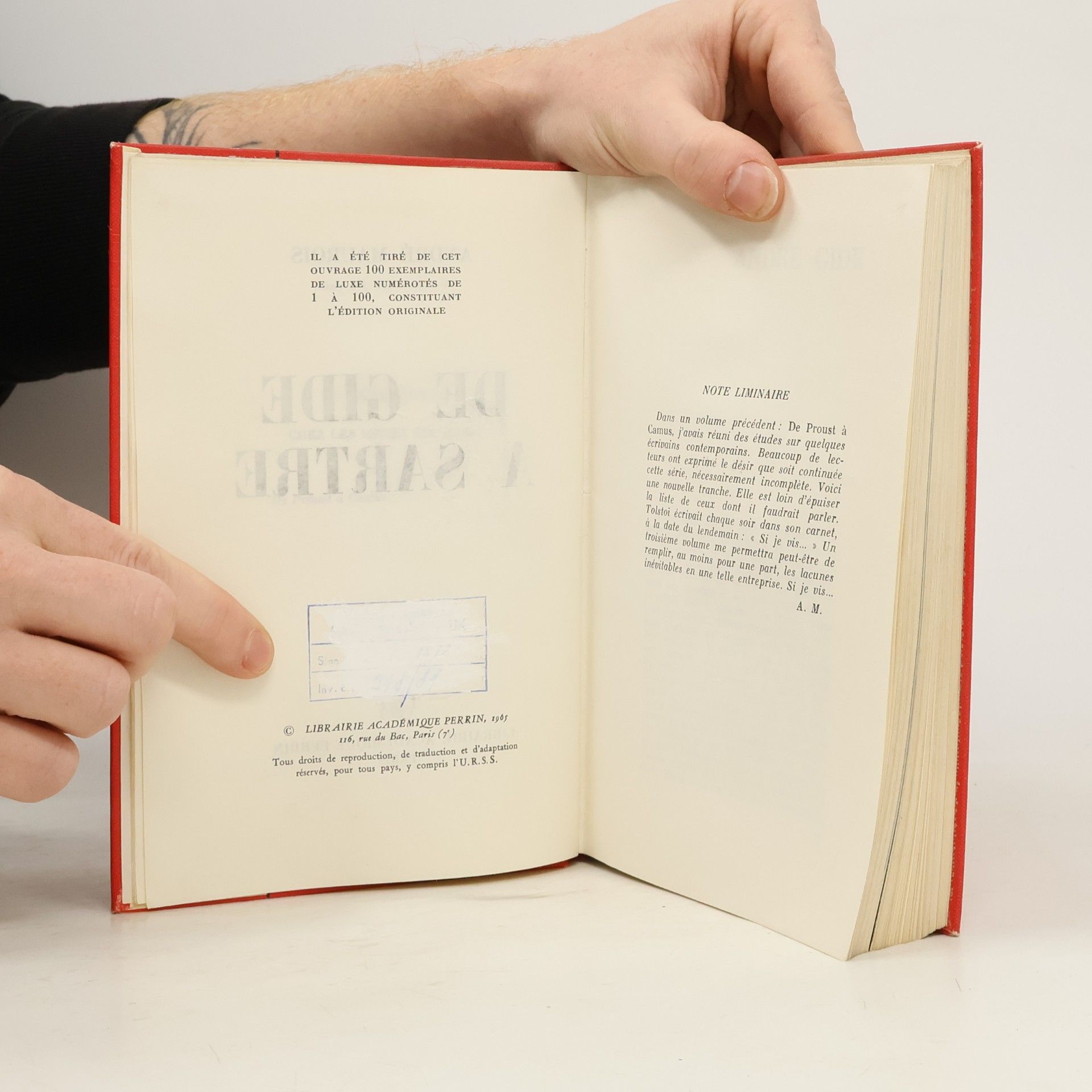 André Maurois De Gide a Sartre