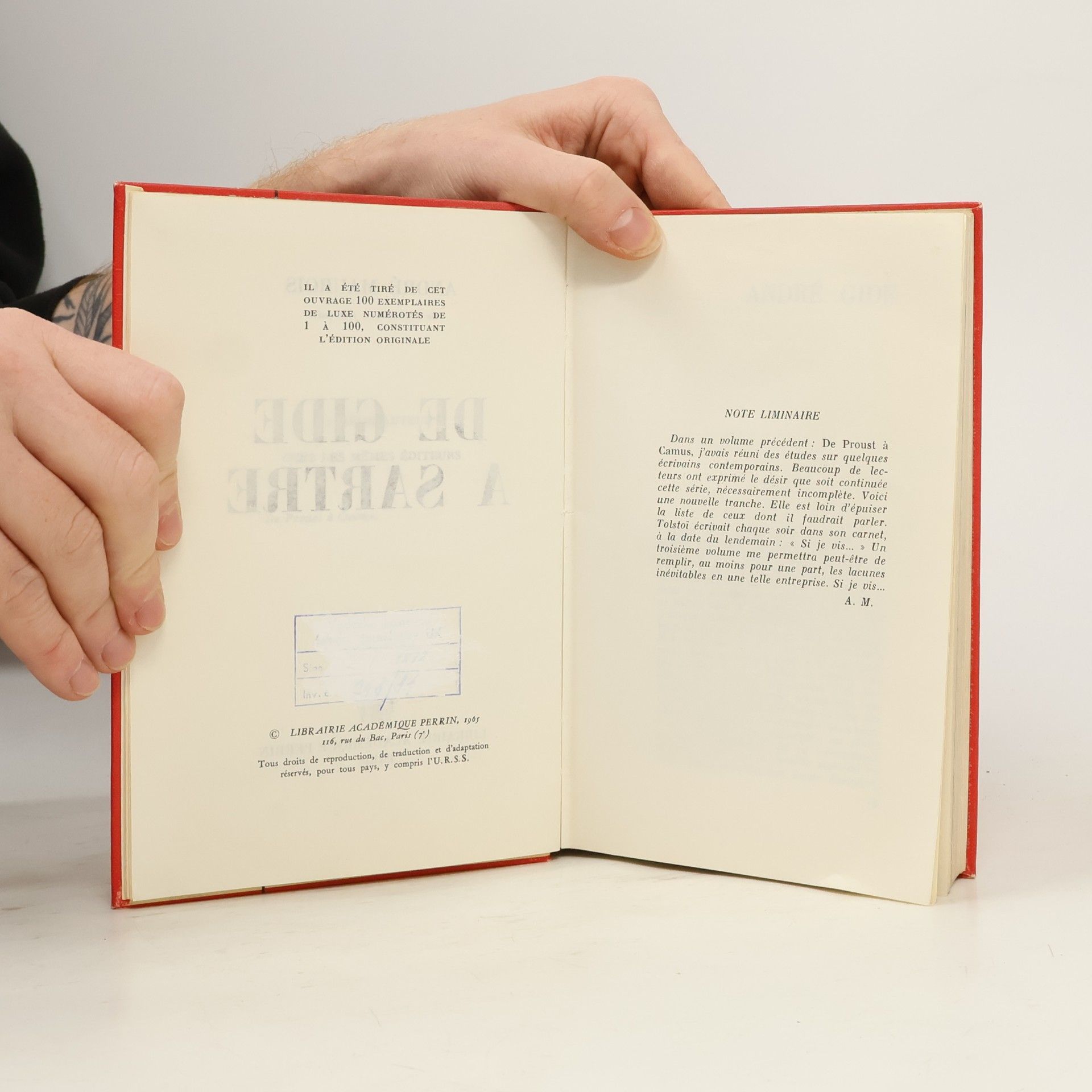 André Maurois De Gide a Sartre