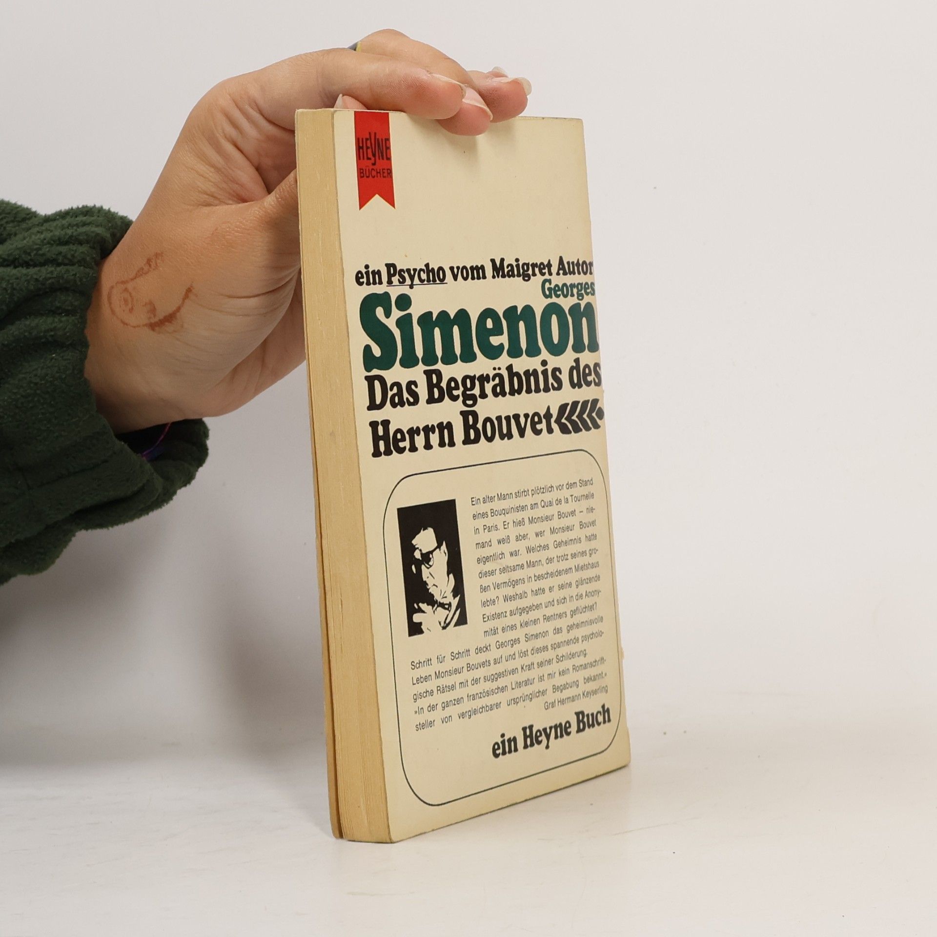 Georges Simenon Das Begräbnis des Herrn Bouvet