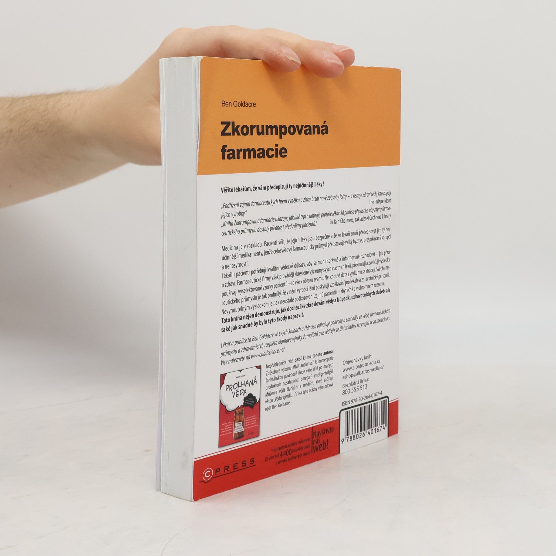 Ben Goldacre Zkorumpovaná farmacie