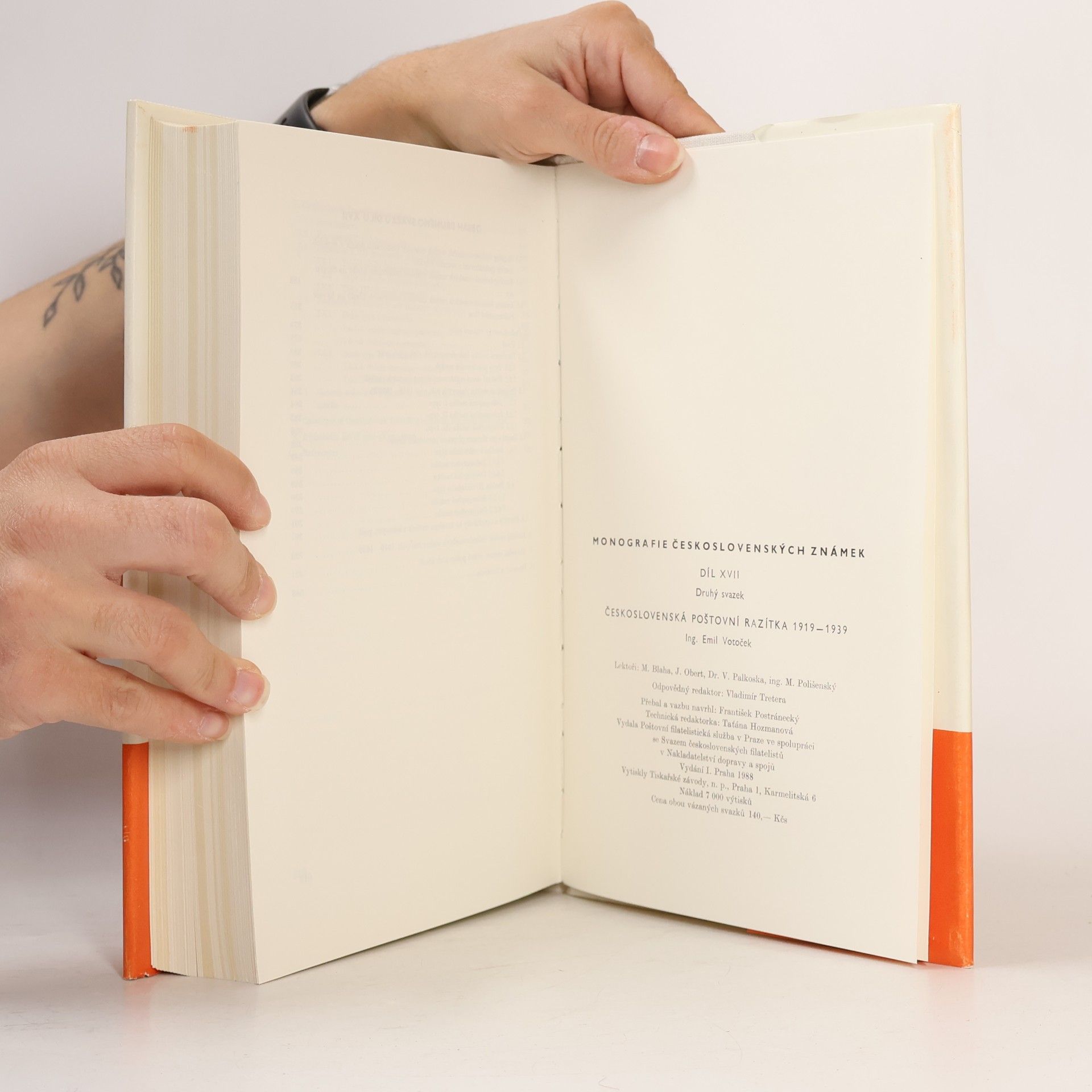 Emil Votoček Monografie československých známek 17. II. svazek