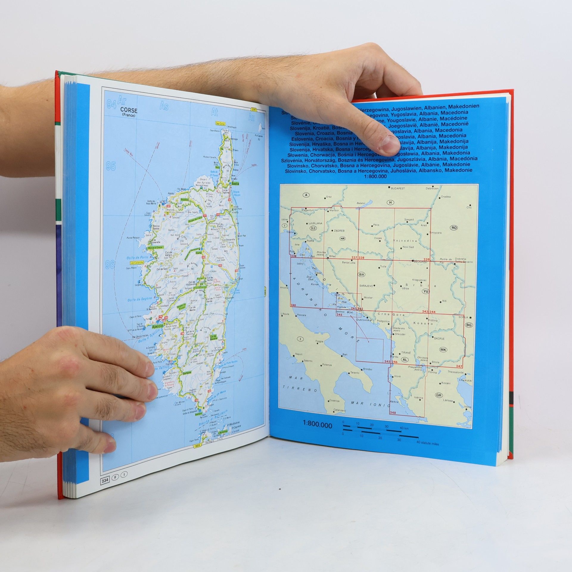 Various authors Autoatlas Evropa - Európa 1:800 000