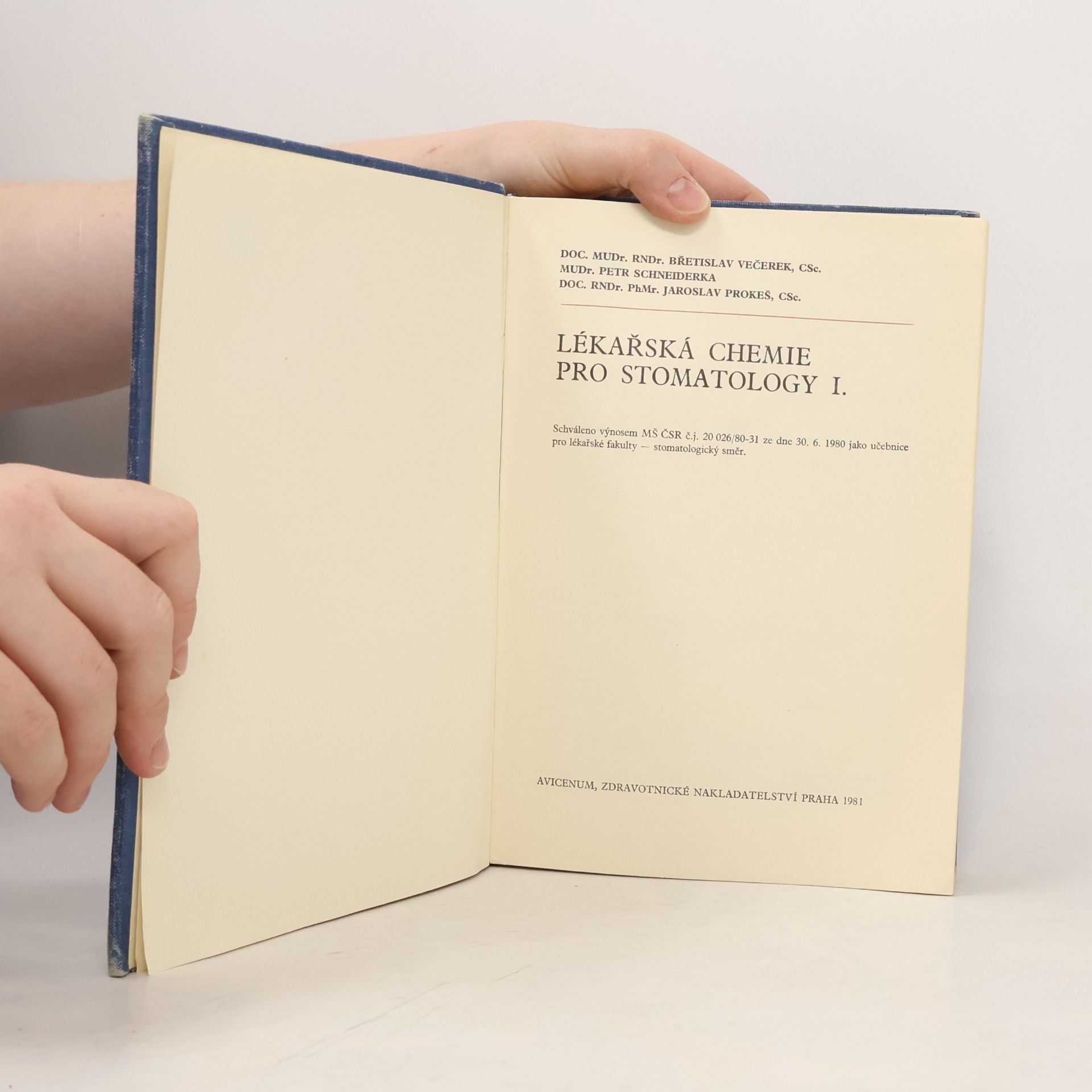 Kolektiv autorů Lékařská chemie pro stomatology I.