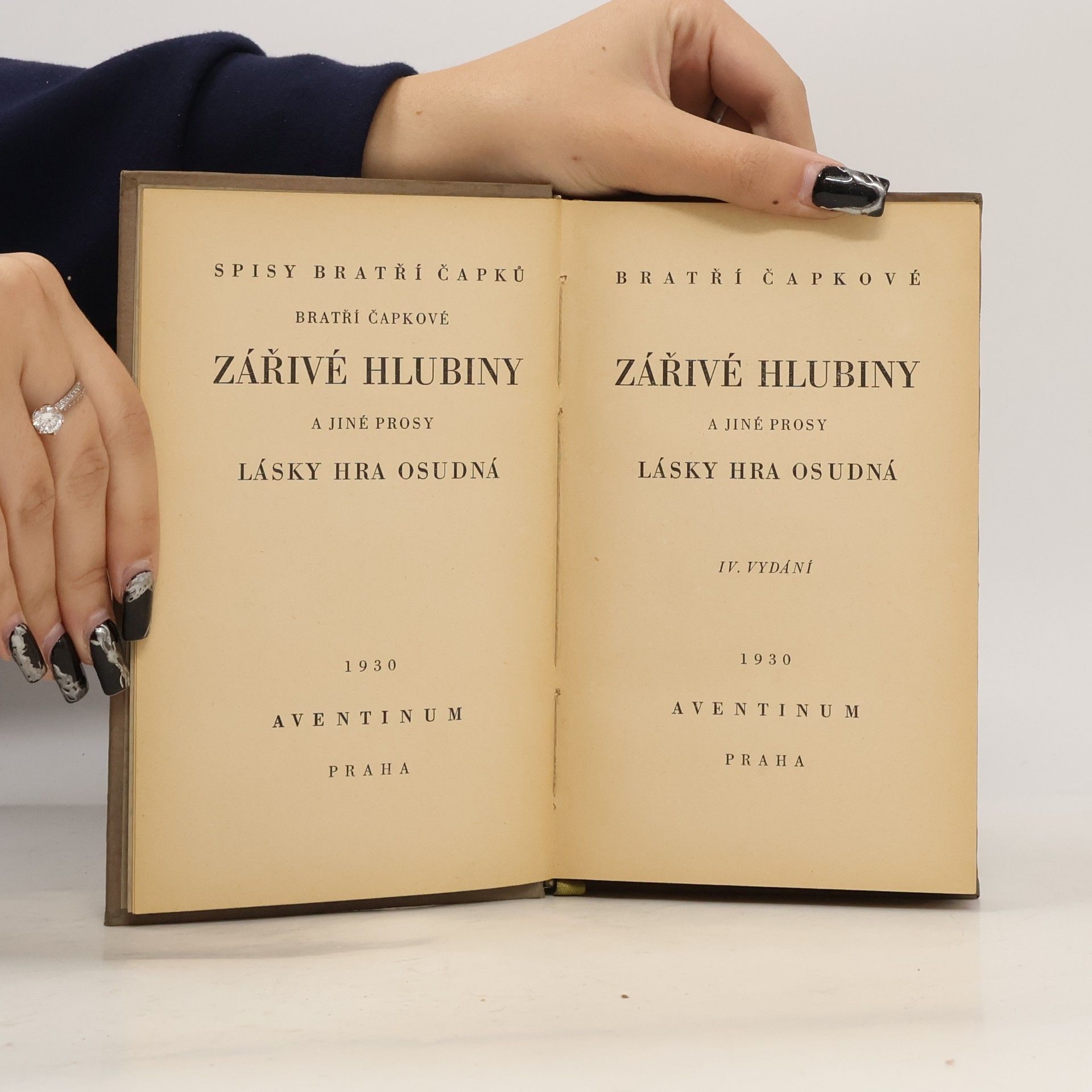 Bratří Čapkové Zářivé hlubiny