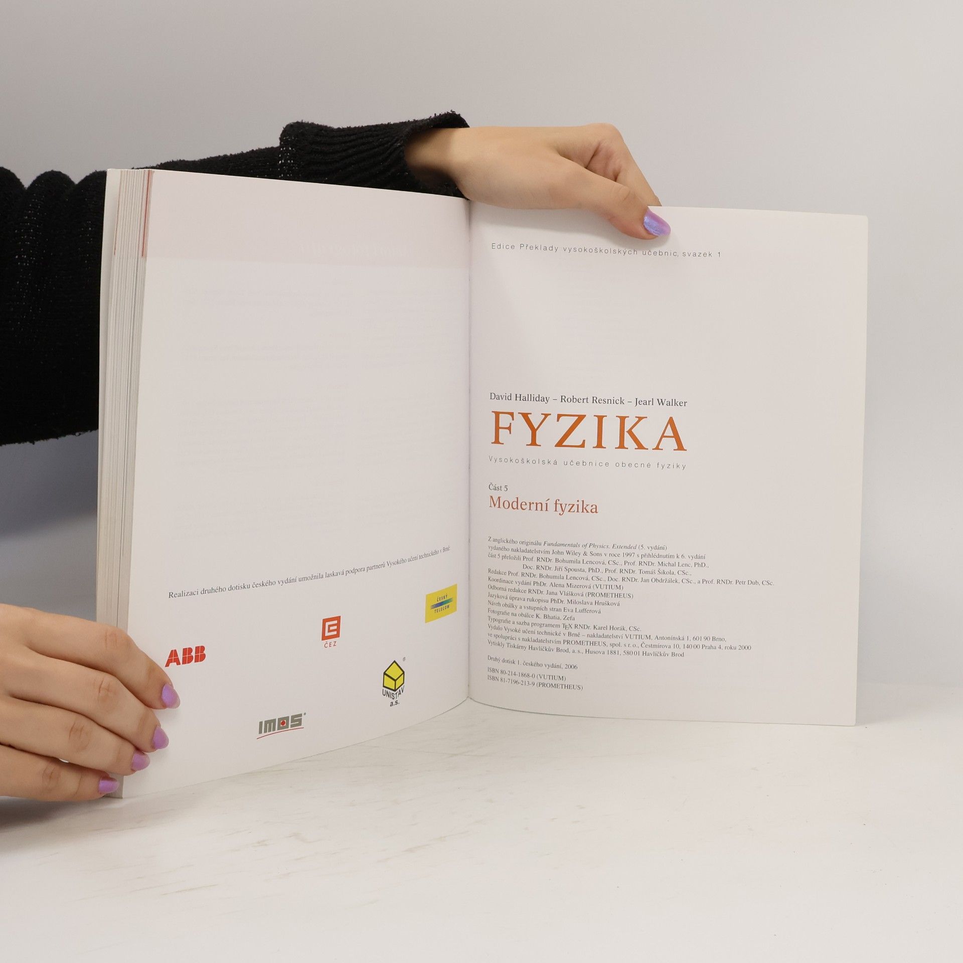 David Halliday Fyzika. Část 5. Moderní fyzika