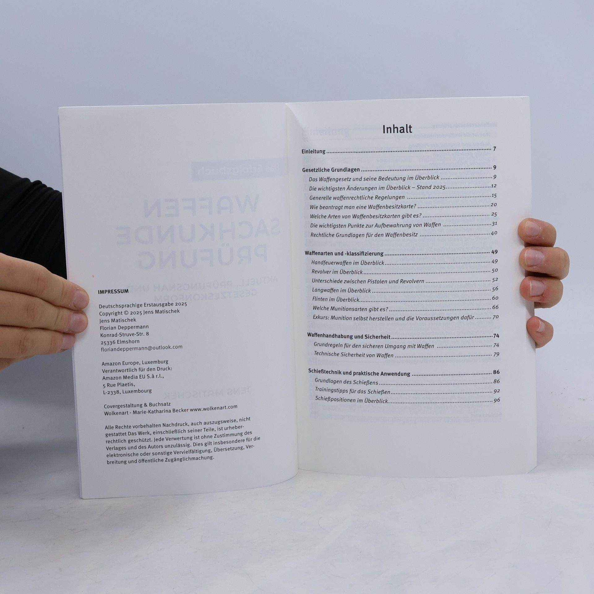 Jens Matischek Waffensachkundeprüfung - Das Erfolgsbuch: Aktuell, prüfungsnah und gesetzeskonform: Alles Wichtige zum Waffengesetz in einem Band