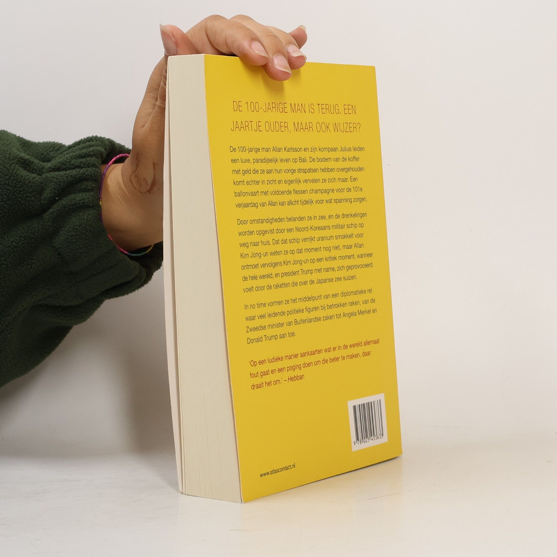 Jonas Jonasson De 100-jarige man die terugkwam om de wereld te redden - special postcodeloterij