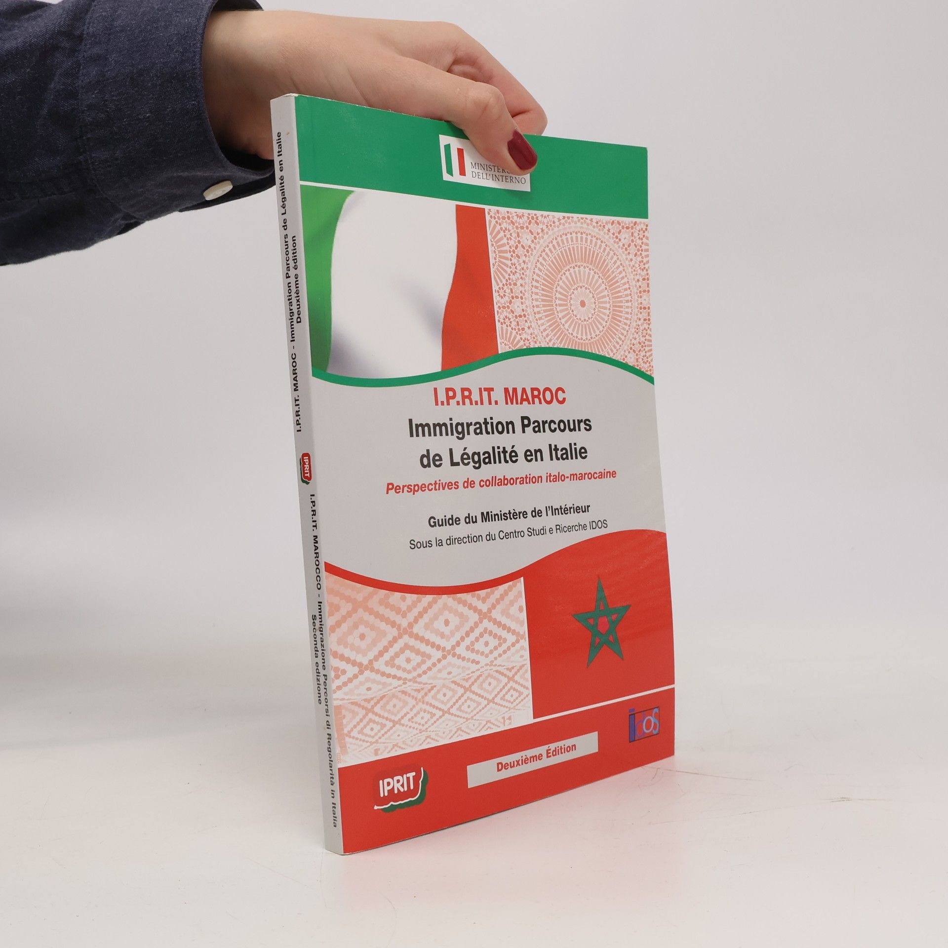 Ministère de l'Intérieur I.P.R.I.T. Maroc: Immigration parcours de légalité en Italie