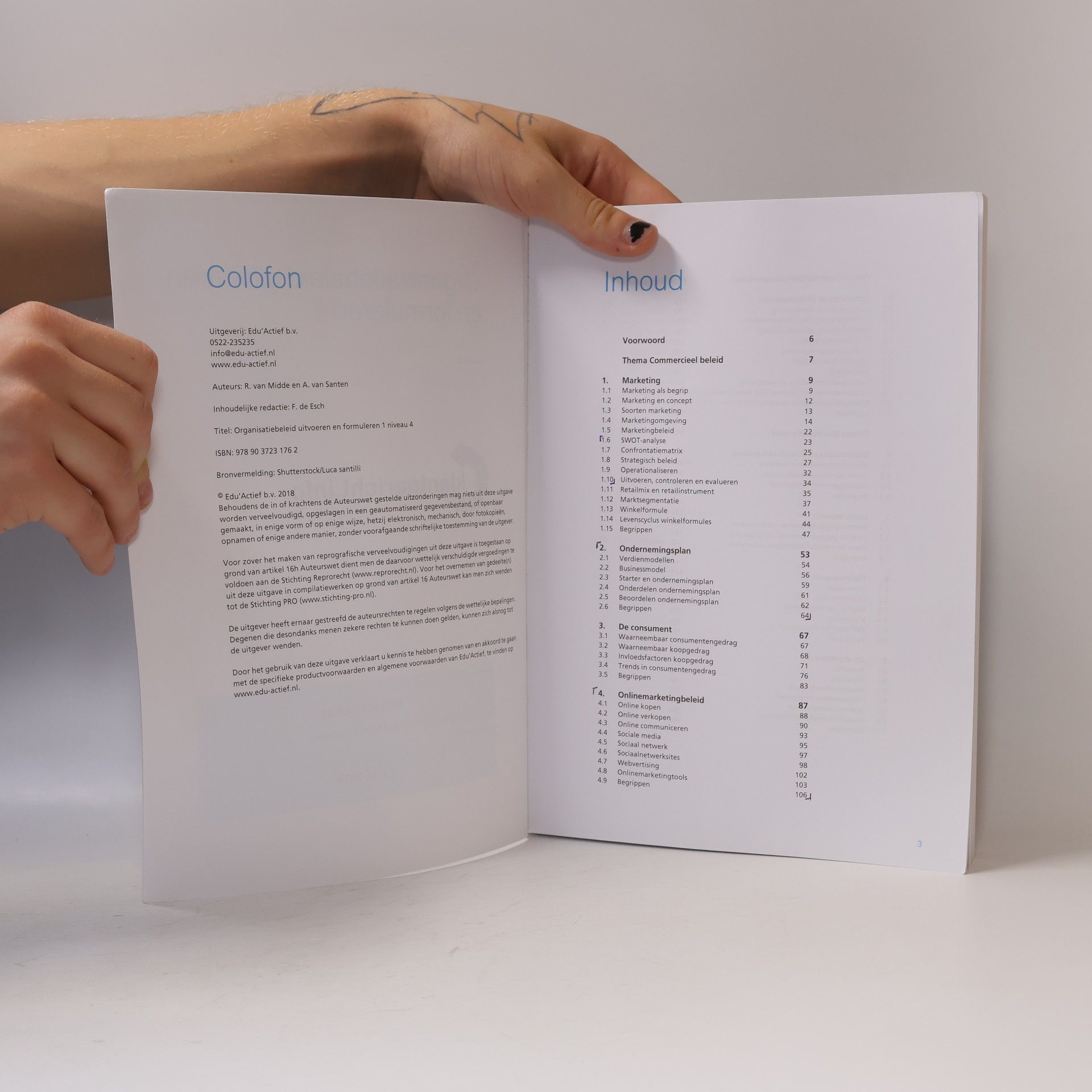 Organisatiebeleid uitvoeren en formuleren 1 niveau 4