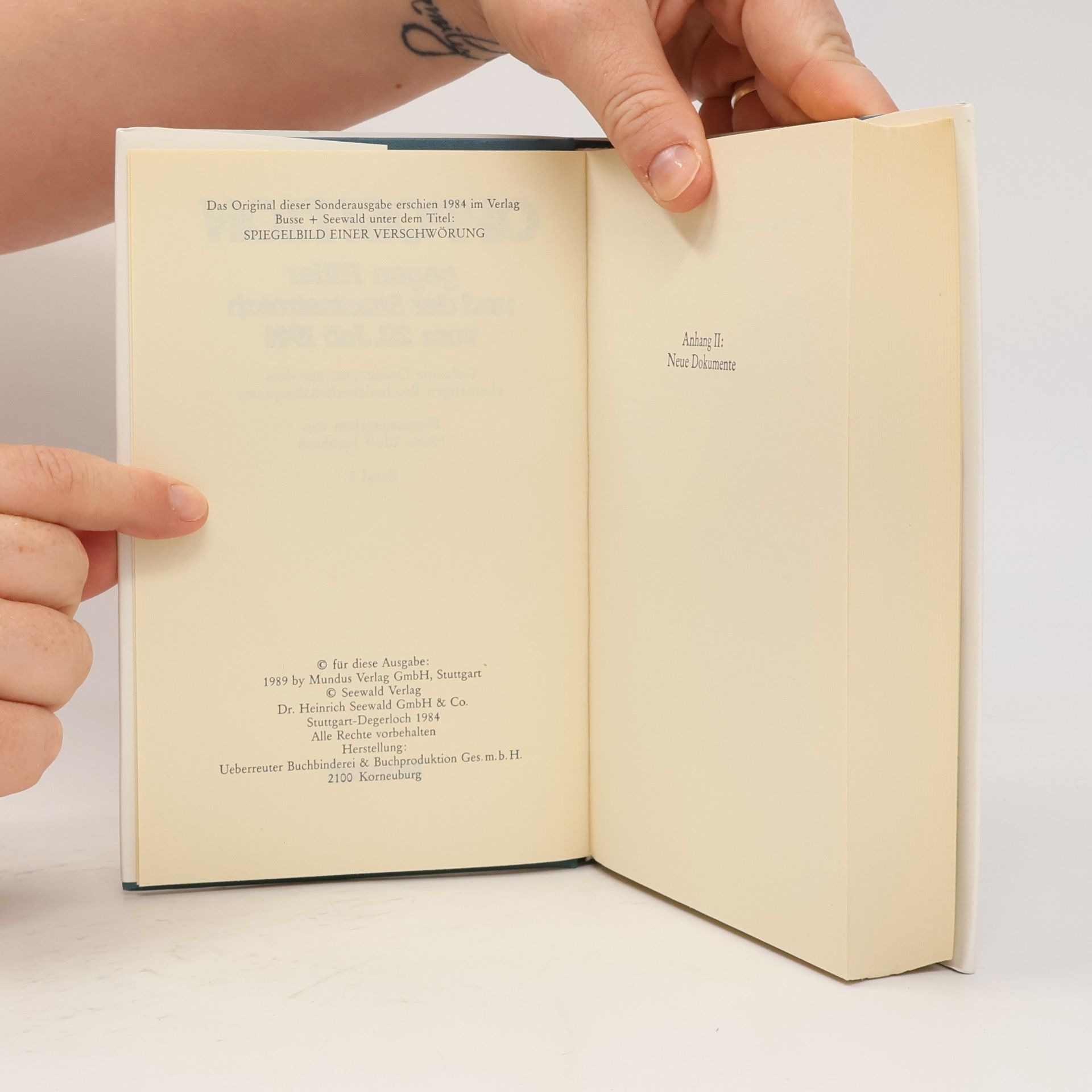 Autorenkollektiv Opposition gegen Hitler und der Staatsstreich vom 20. Juli 1944