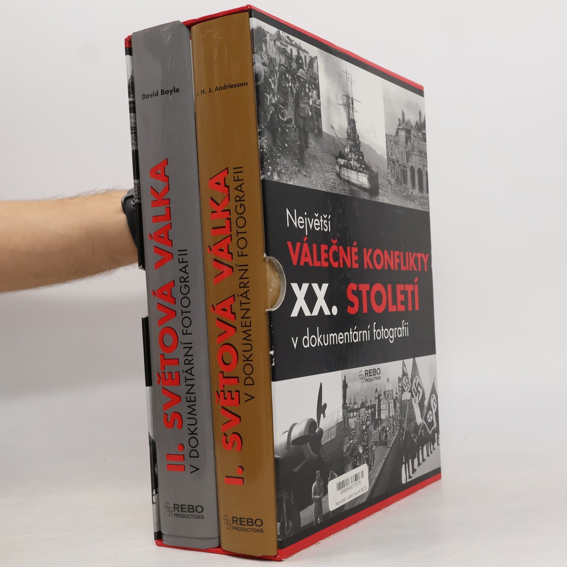 I. a II. světová válka v dokumentární fotografii (2 svazky + BOX)
