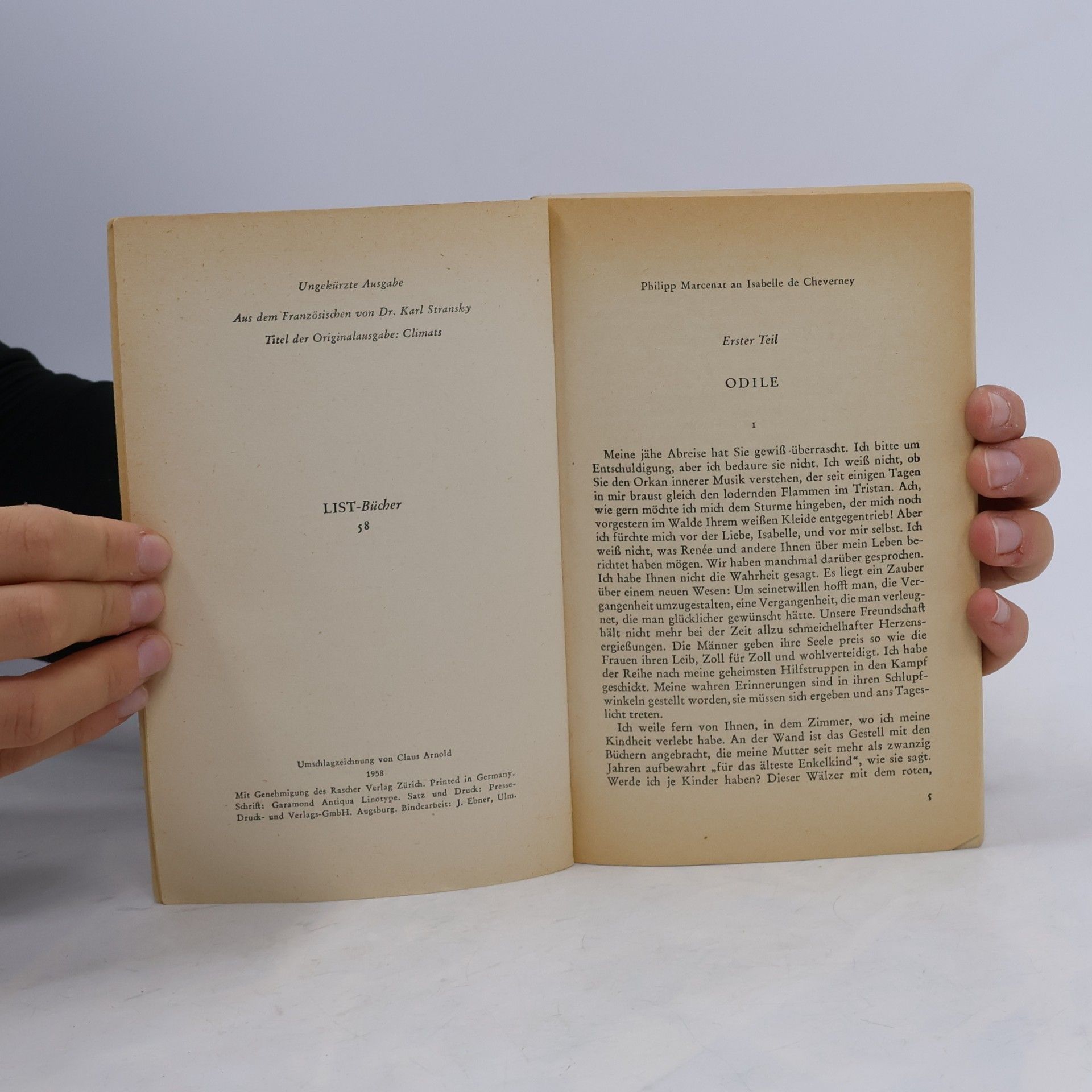 André Maurois Wandlungen der Lsiebe