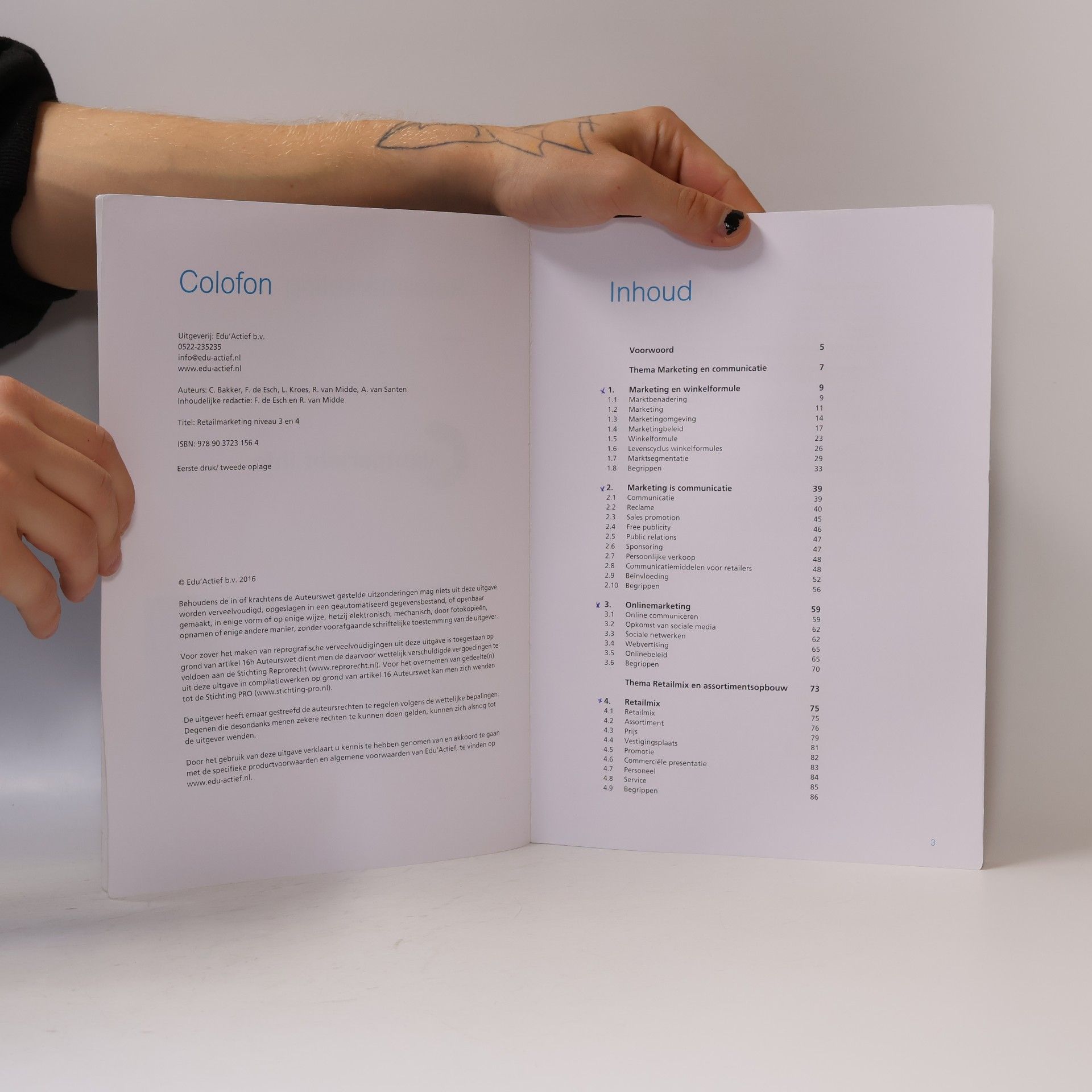 C. Bakker Retailmarketing niveau 3 en 4