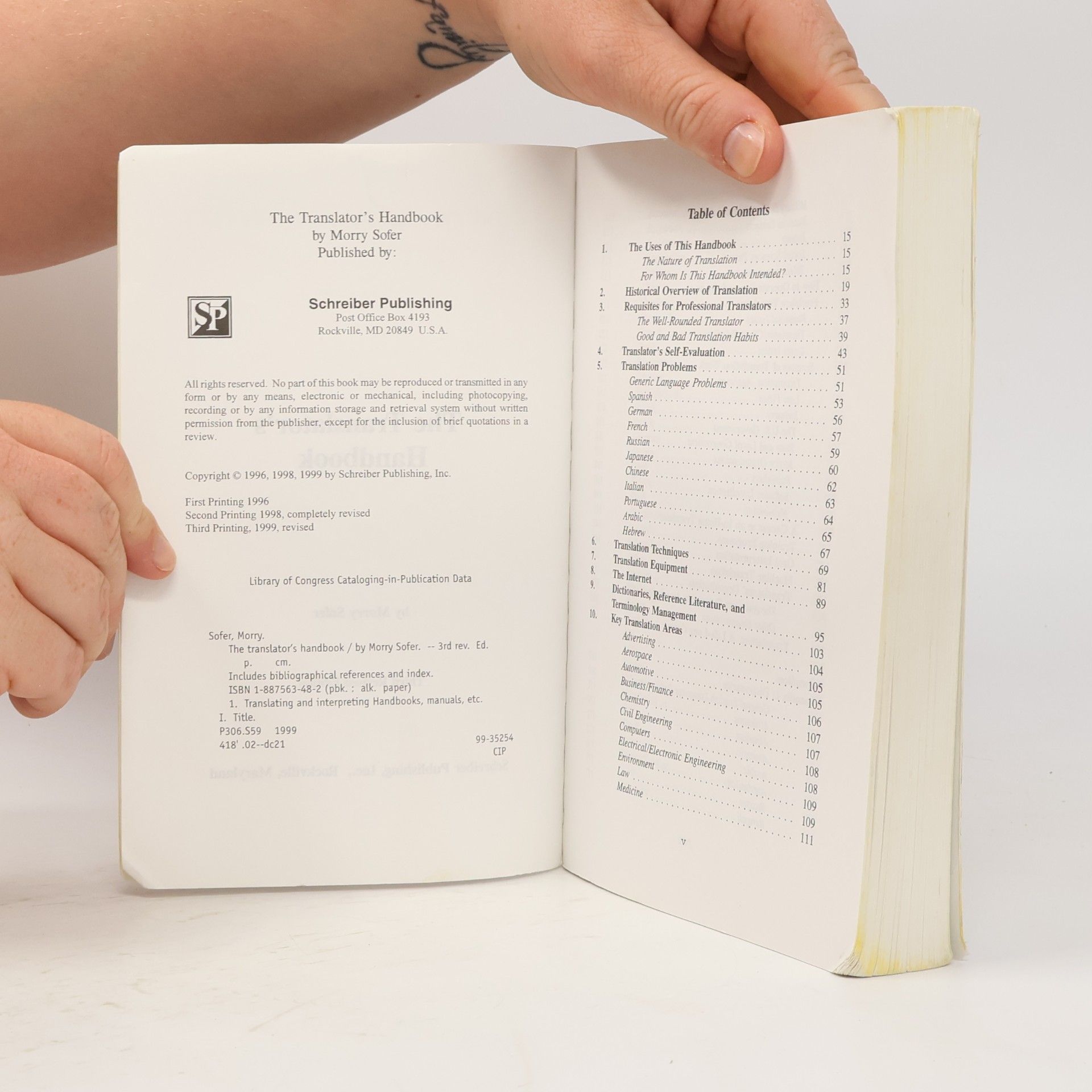 Morry Sofer The Translator's Handbook