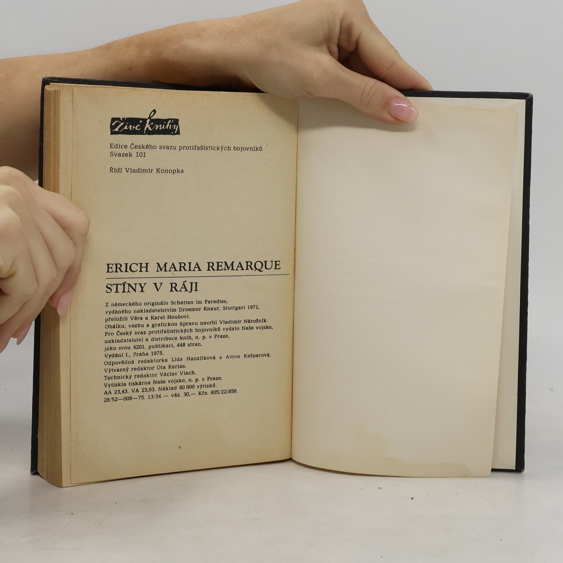 Erich Maria Remarque Stíny v ráji