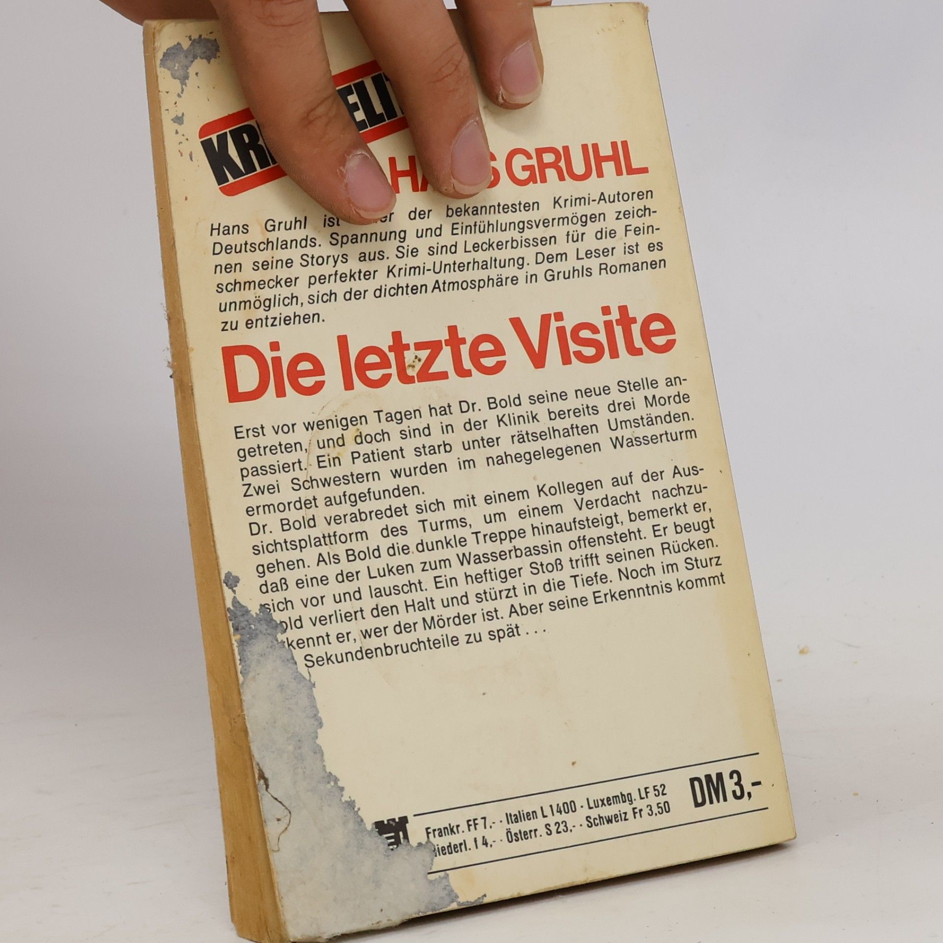Hans Gruhl Die letzte Visite