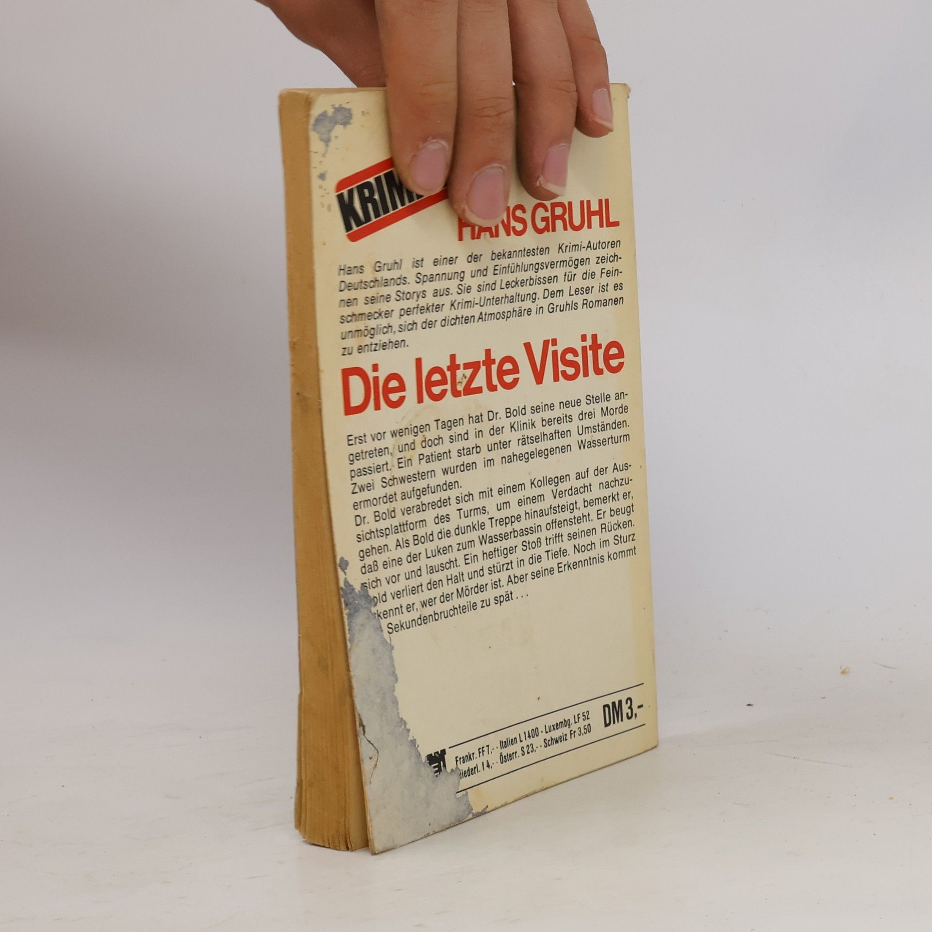 Hans Gruhl Die letzte Visite