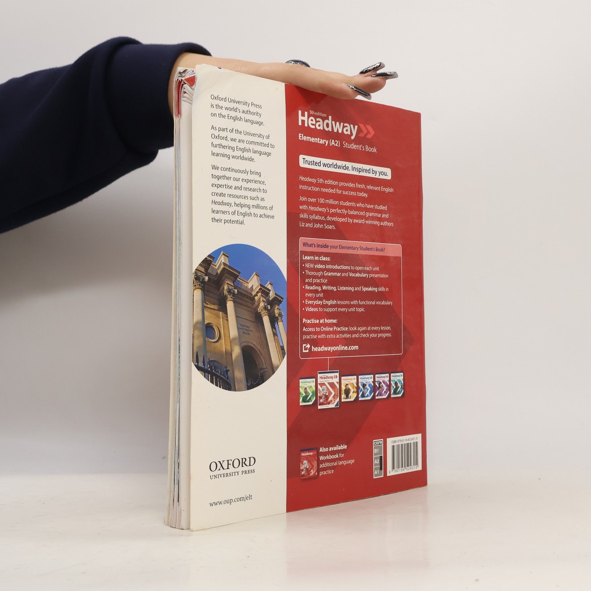 Liz Soars New Headway Elementary Multipack B with Online Practice (5th)