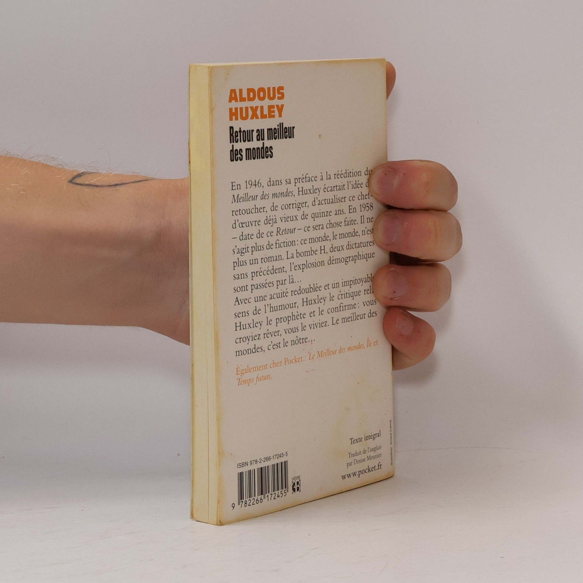 Aldous Huxley Retour au meilleur des mondes