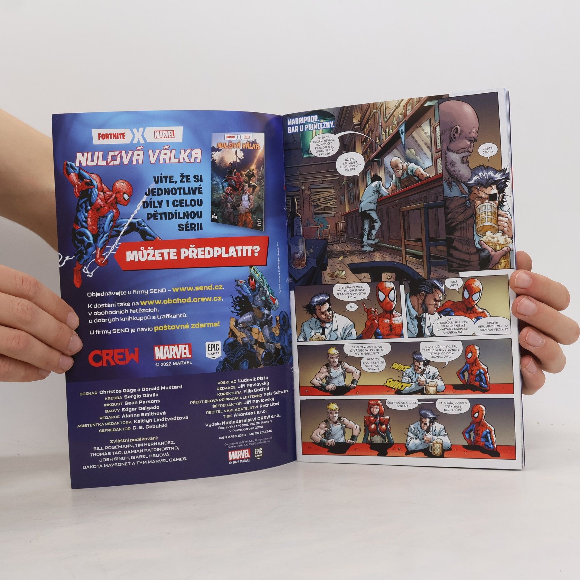 Christos N. Gage Fortnite X Marvel. Nulová válka 1