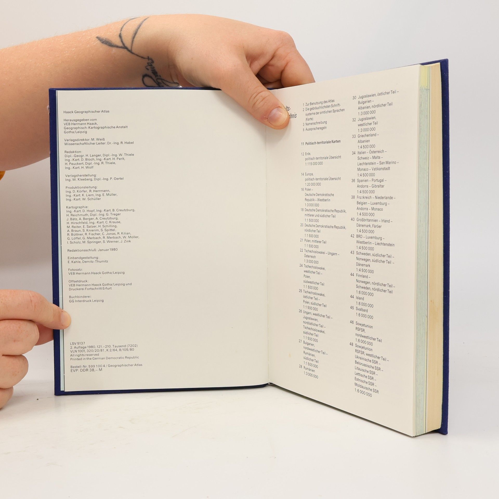 Various authors Haack geographischer Atlas