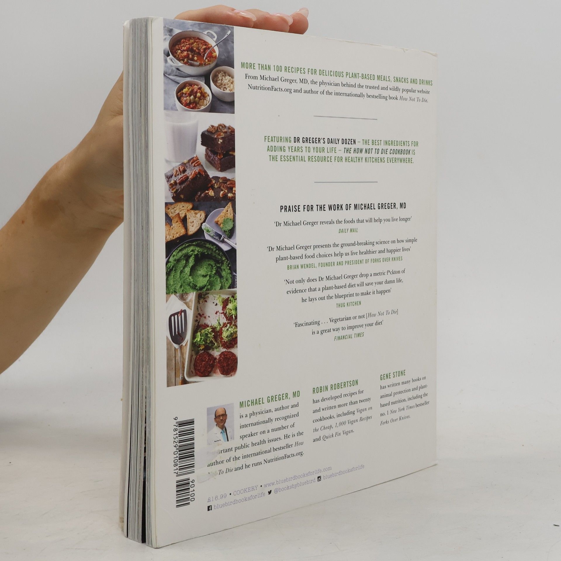 Gene Stone The How Not To Die Cookbook