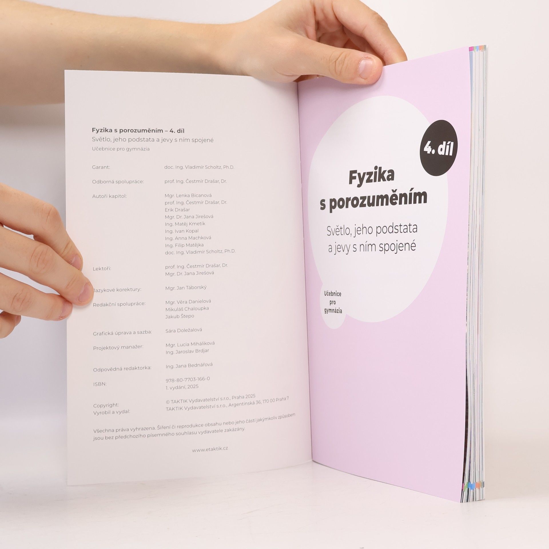 Lenka Bičanová Fyzika s porozuměním 4. díl