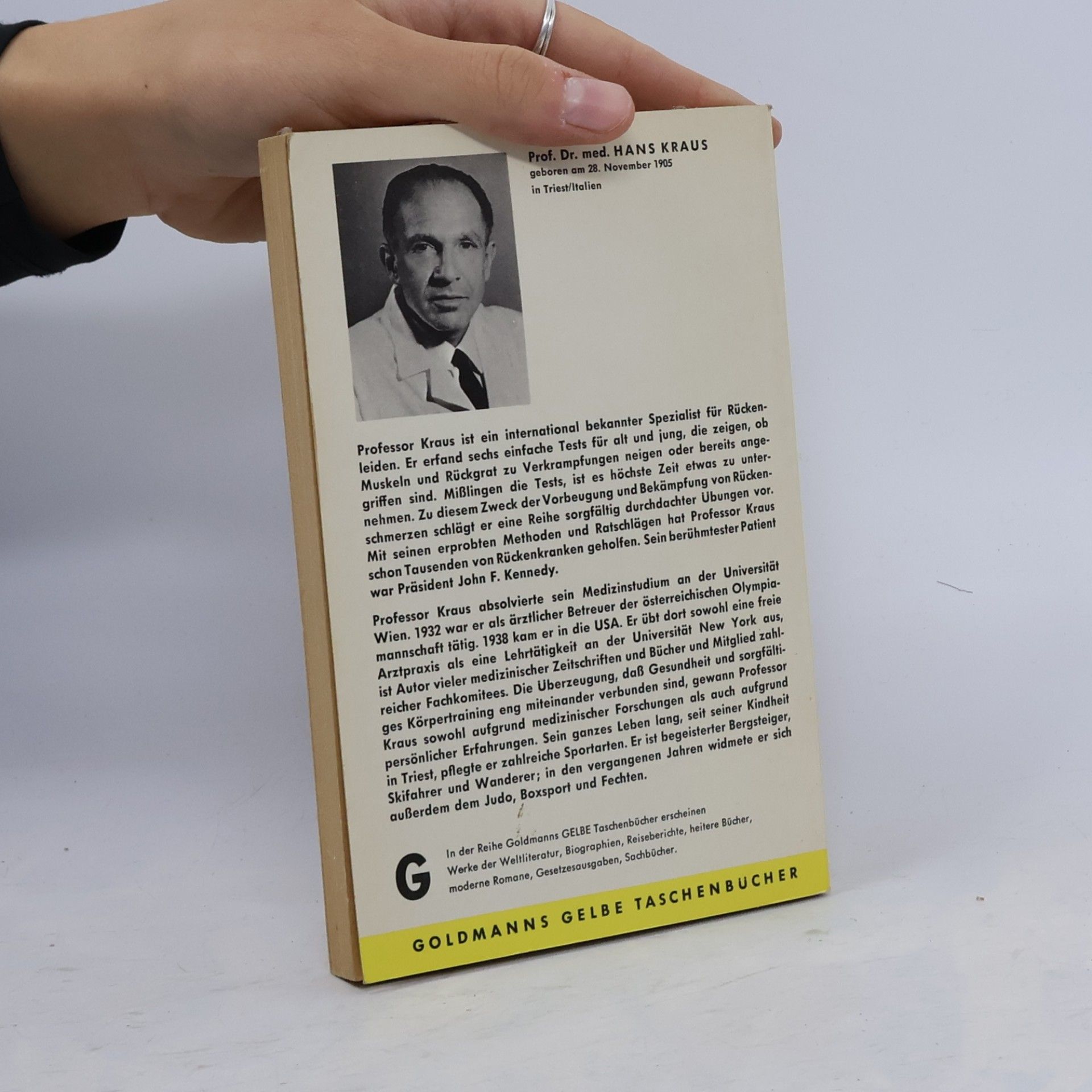 Hans Kraus Rückenschmerzen